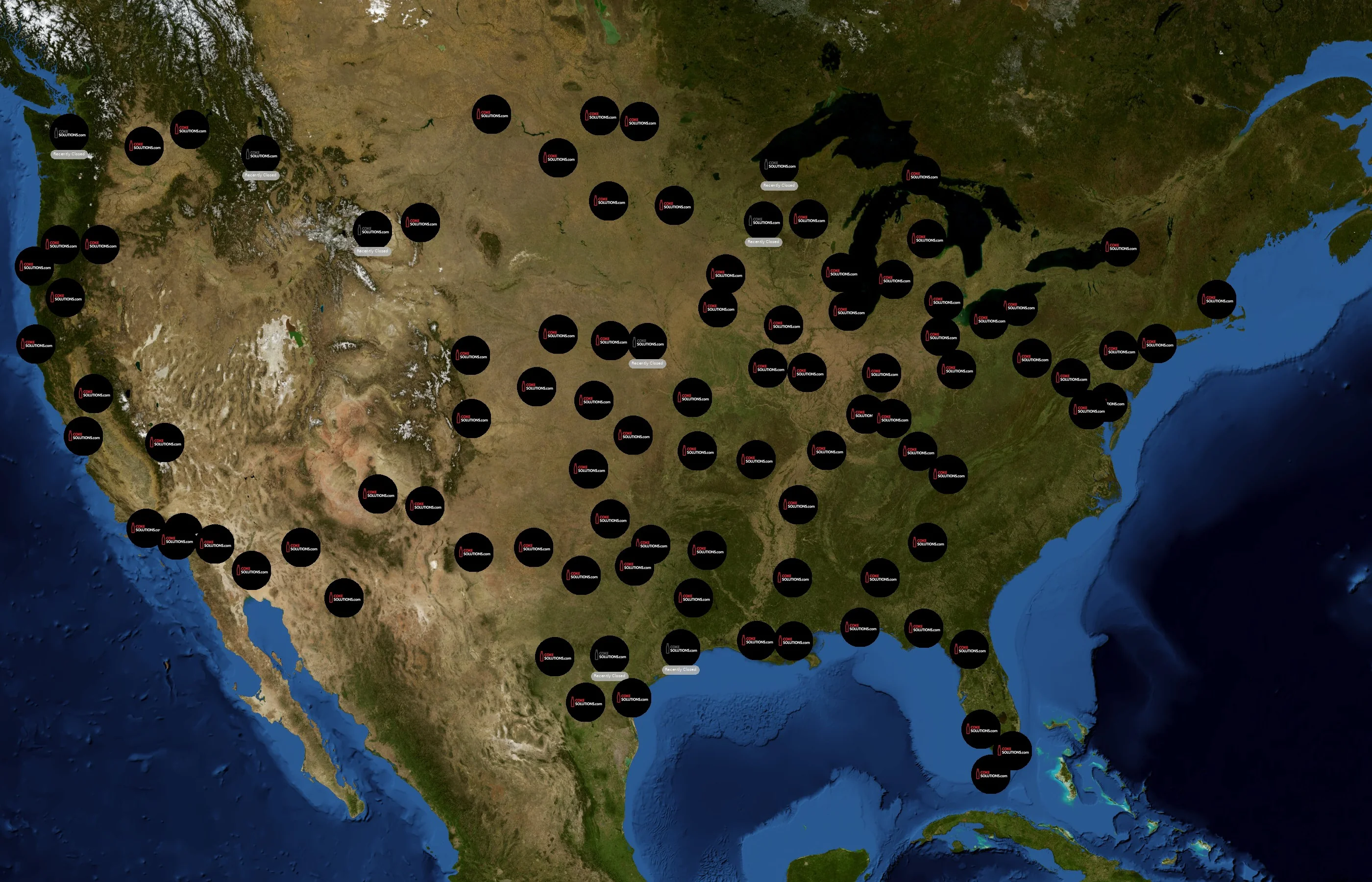The Coca-Cola Company state distribution