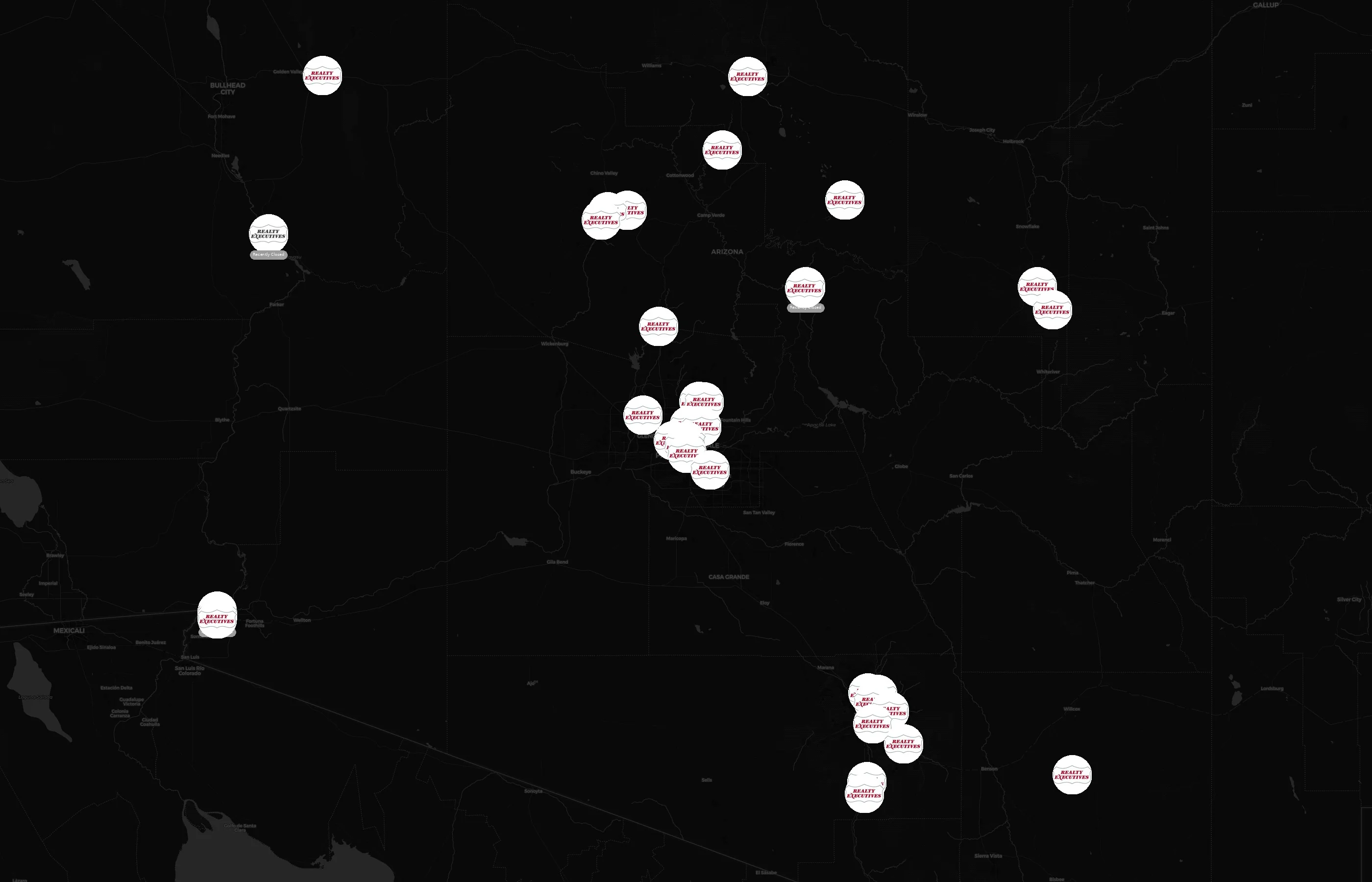 Realty Executives city distribution