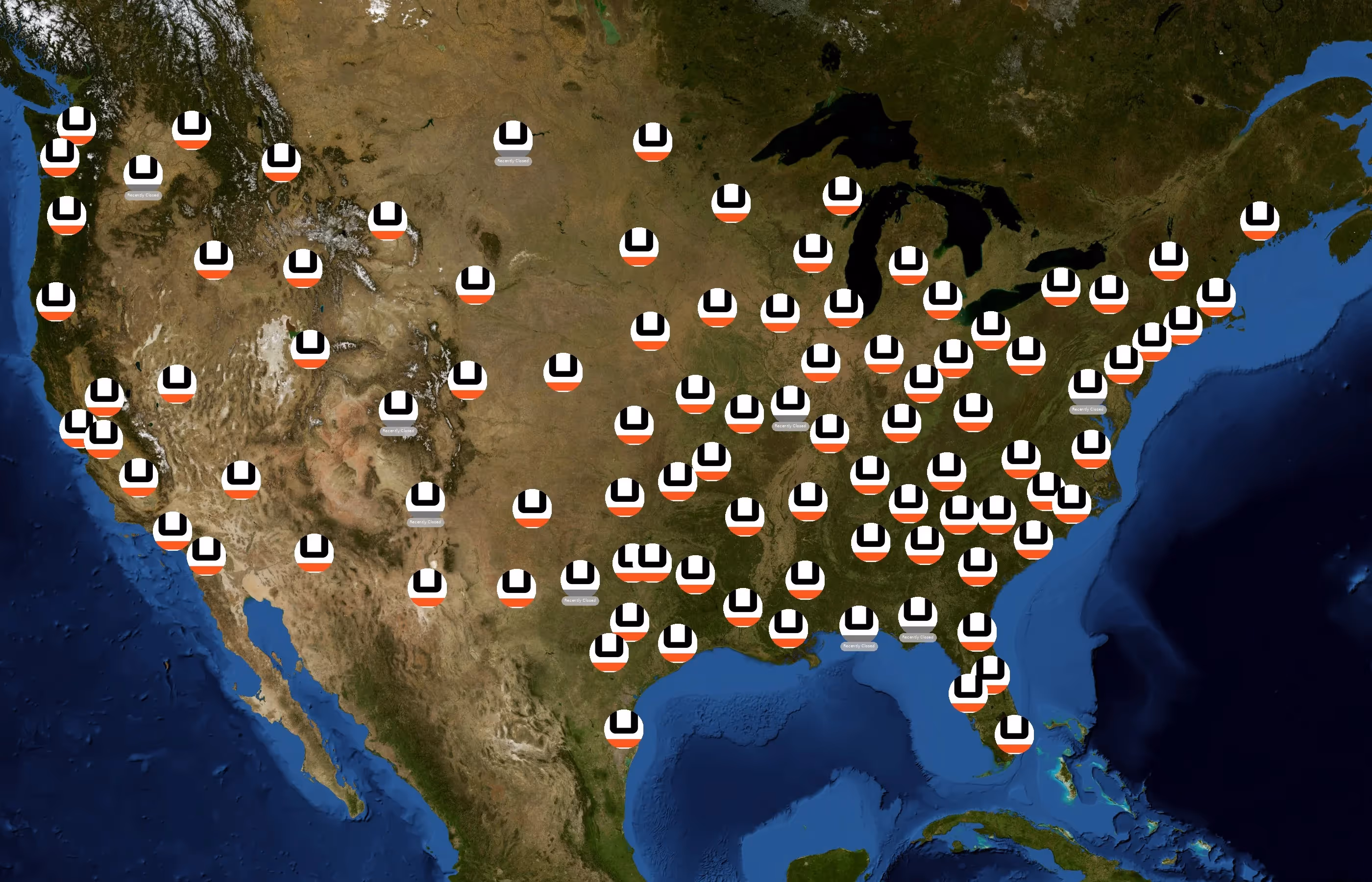 U-Haul state distribution