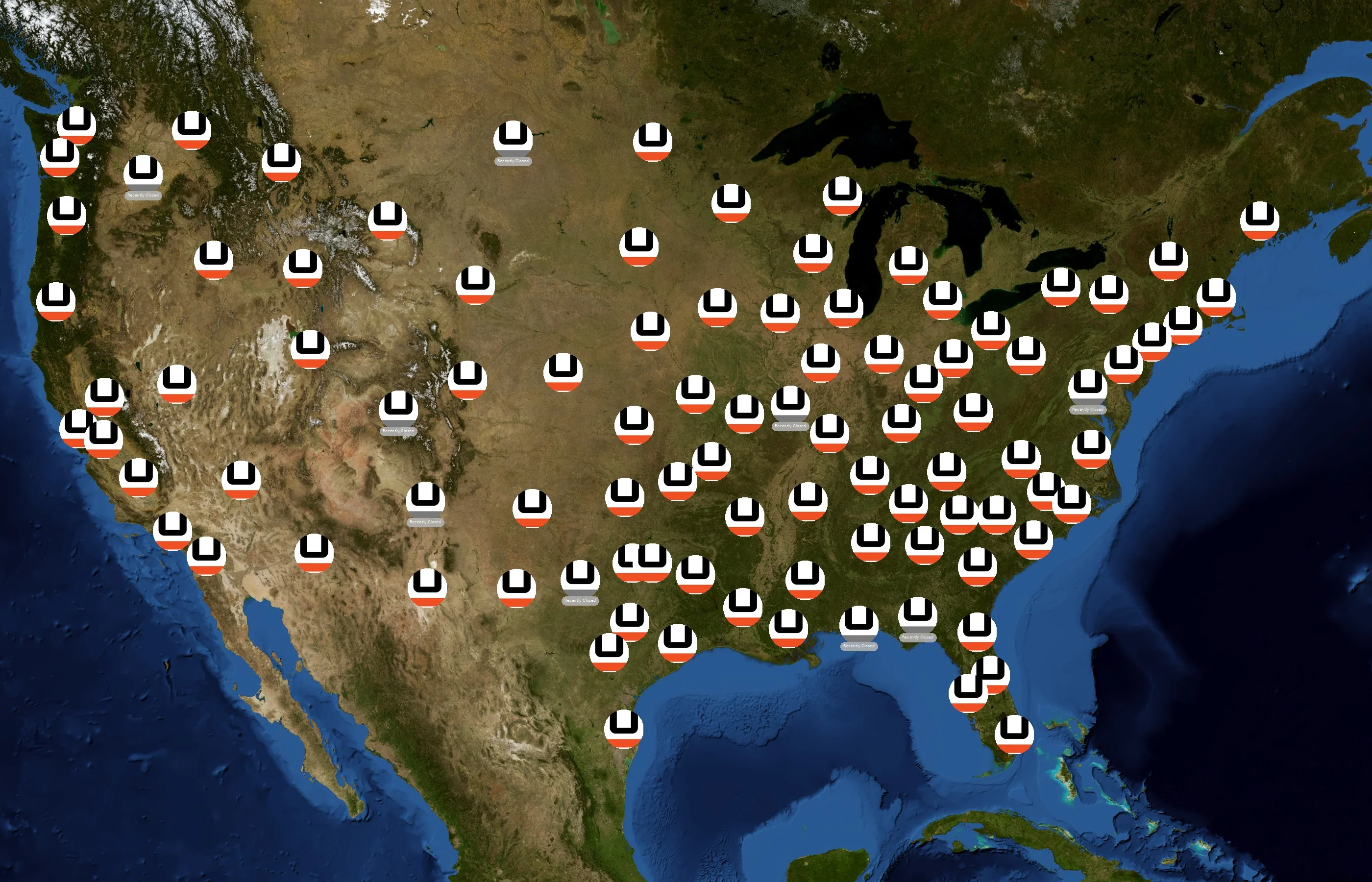 U-Haul state distribution