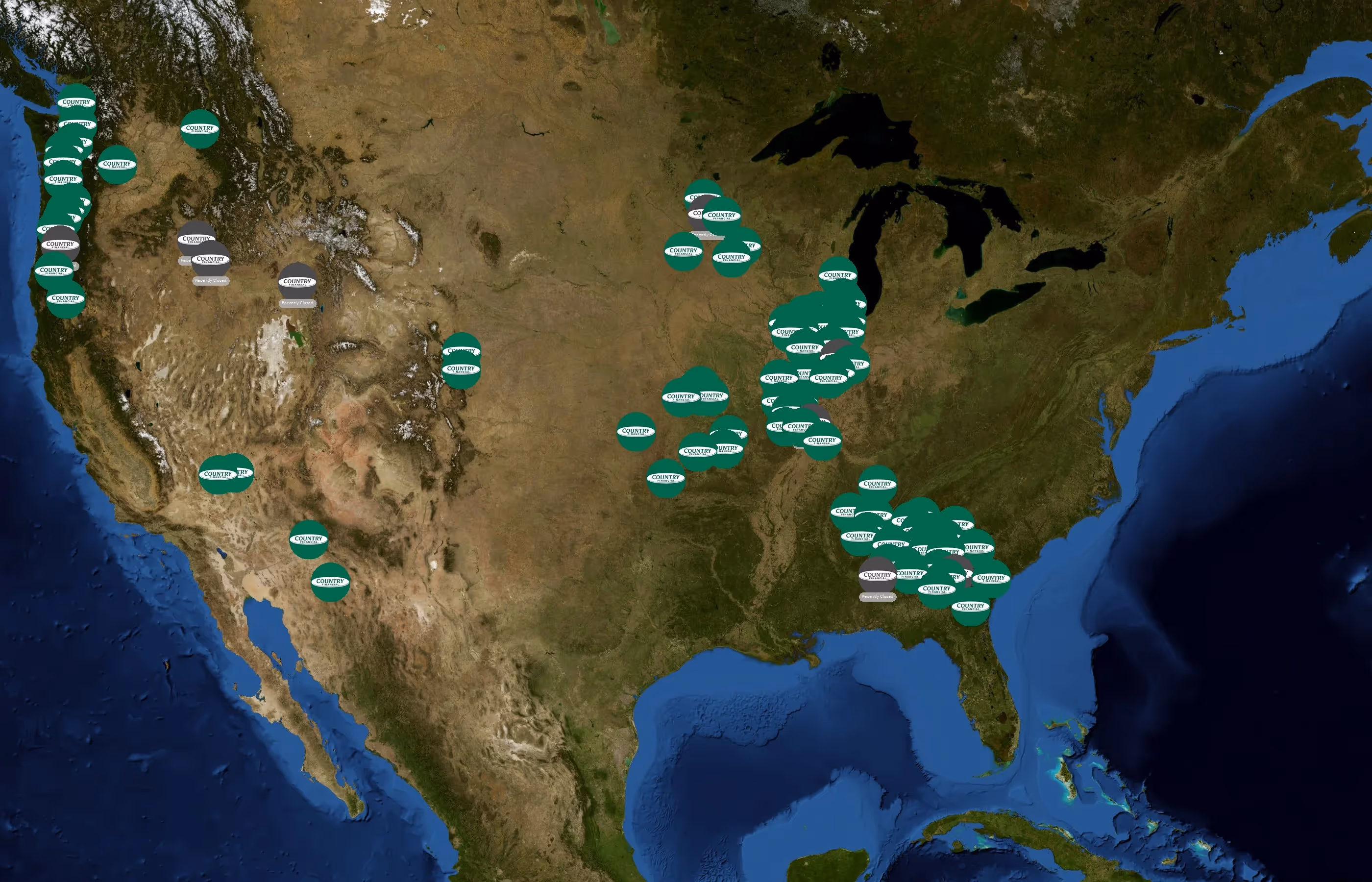 COUNTRY Financial state distribution