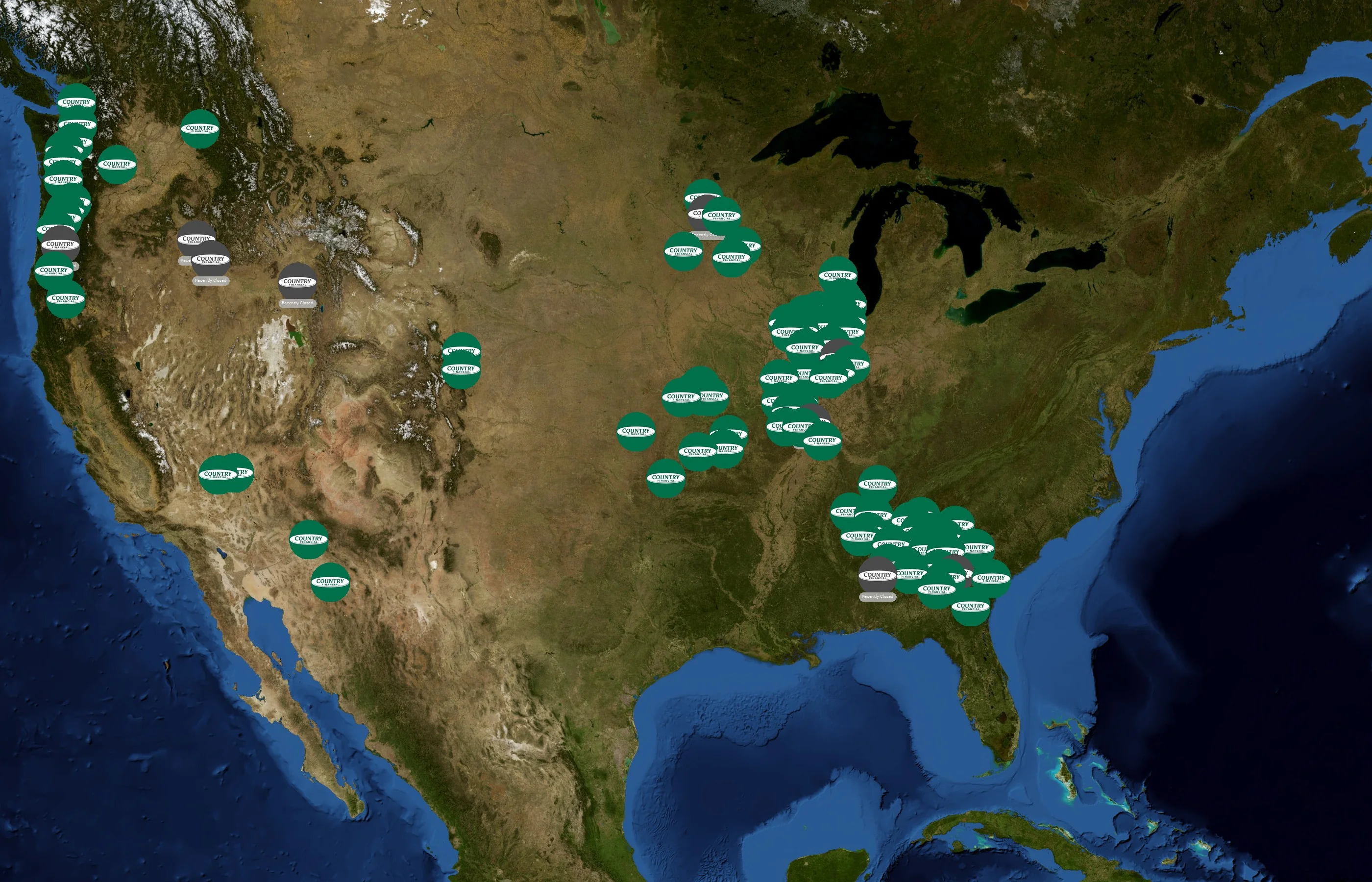 COUNTRY Financial state distribution