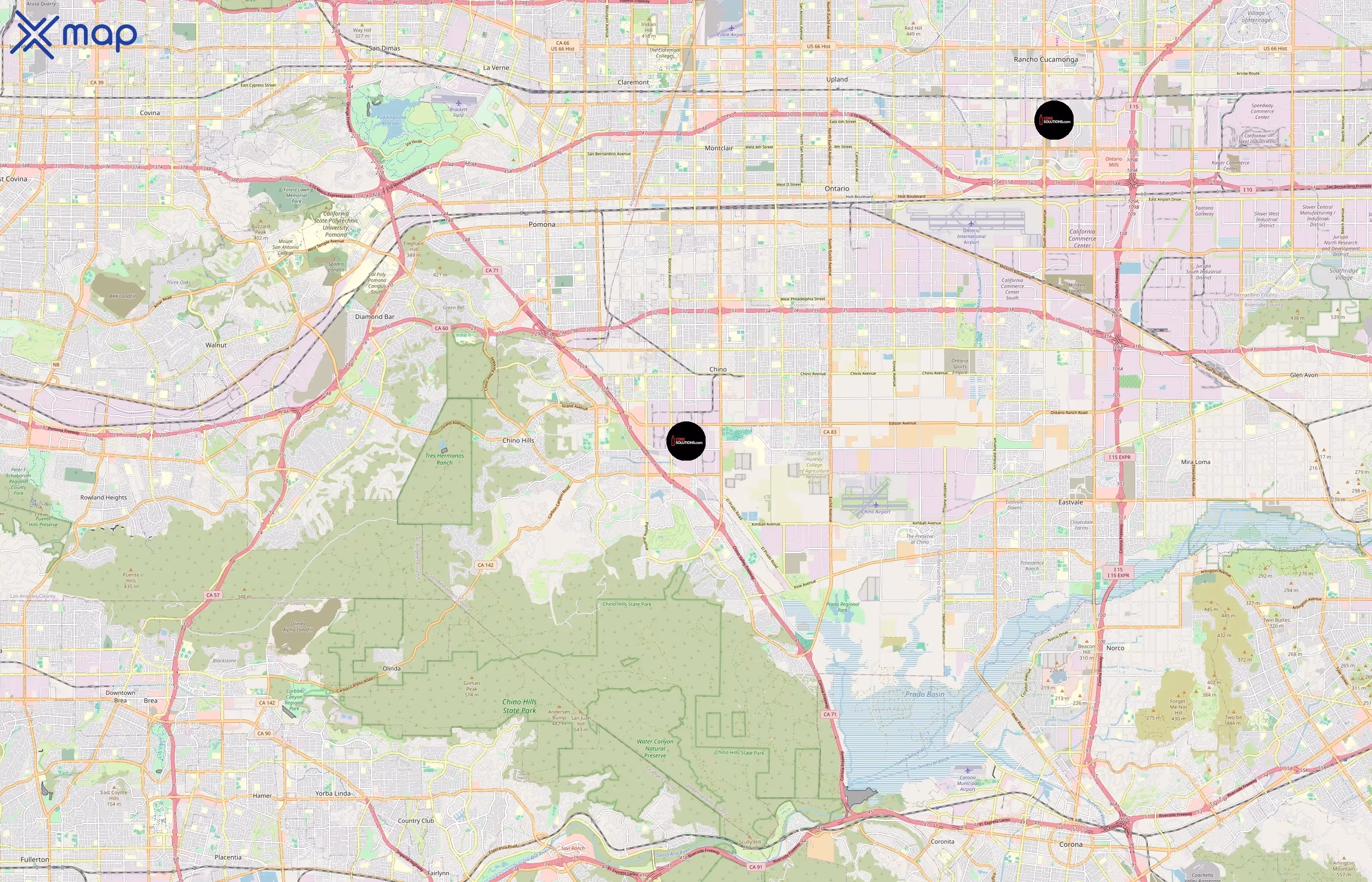 The Coca-Cola Company area coverage