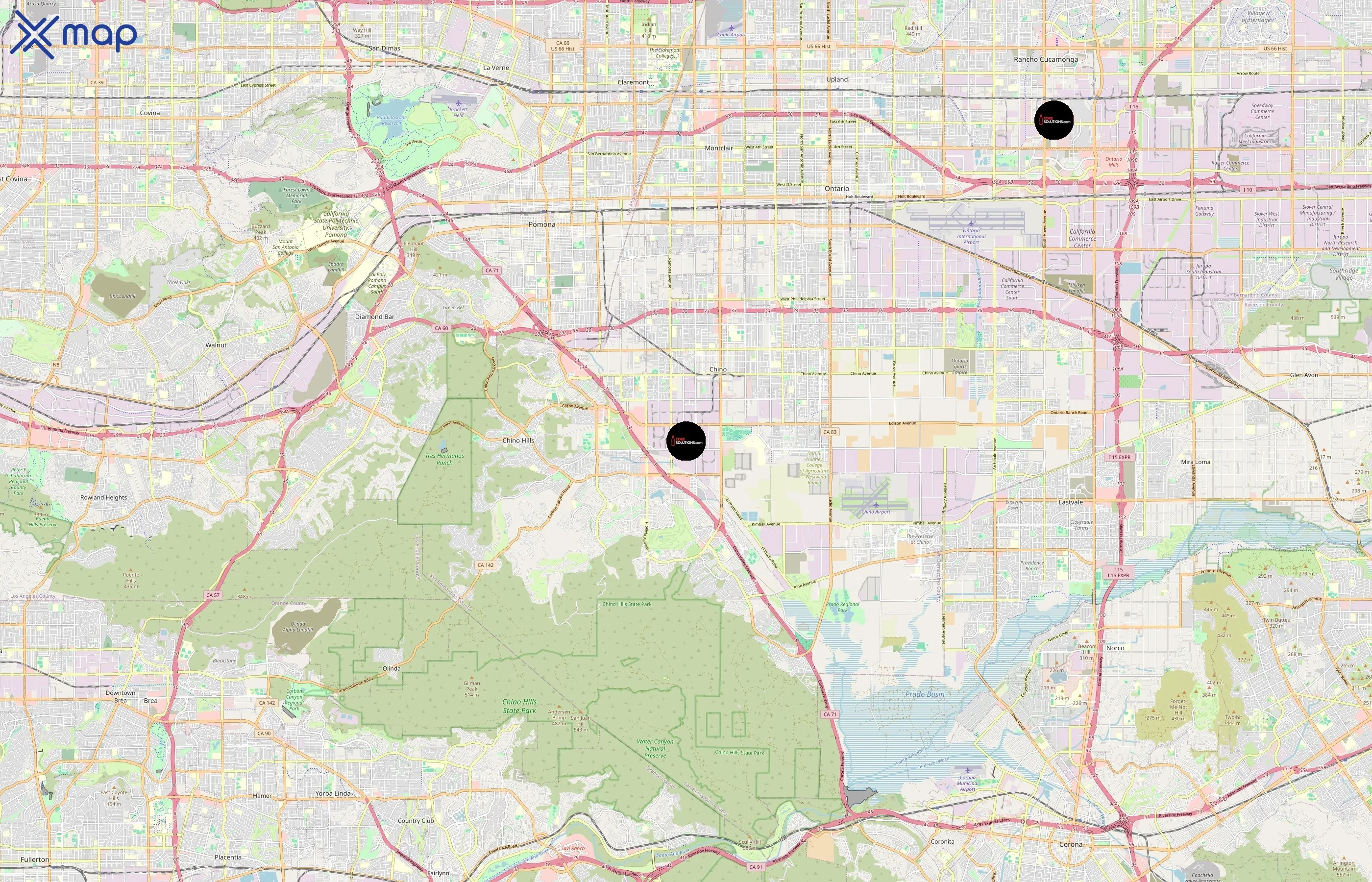 The Coca-Cola Company area coverage