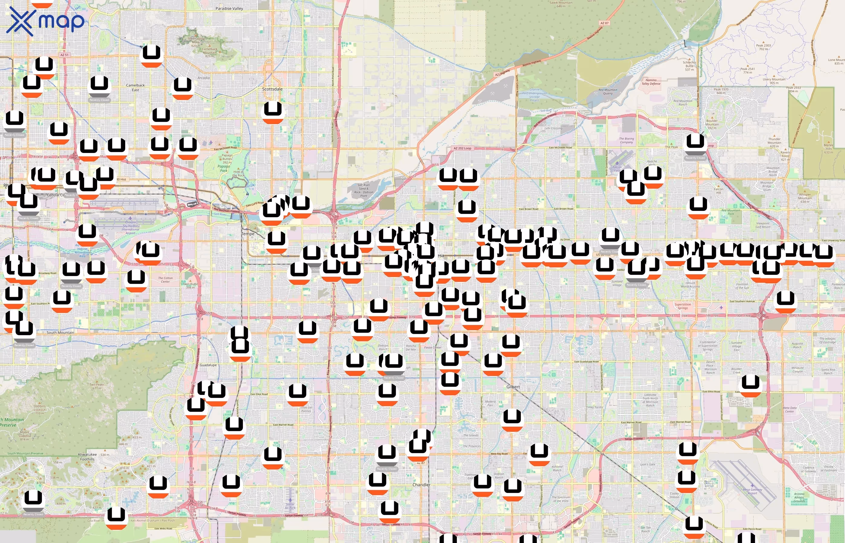 U-Haul area coverage