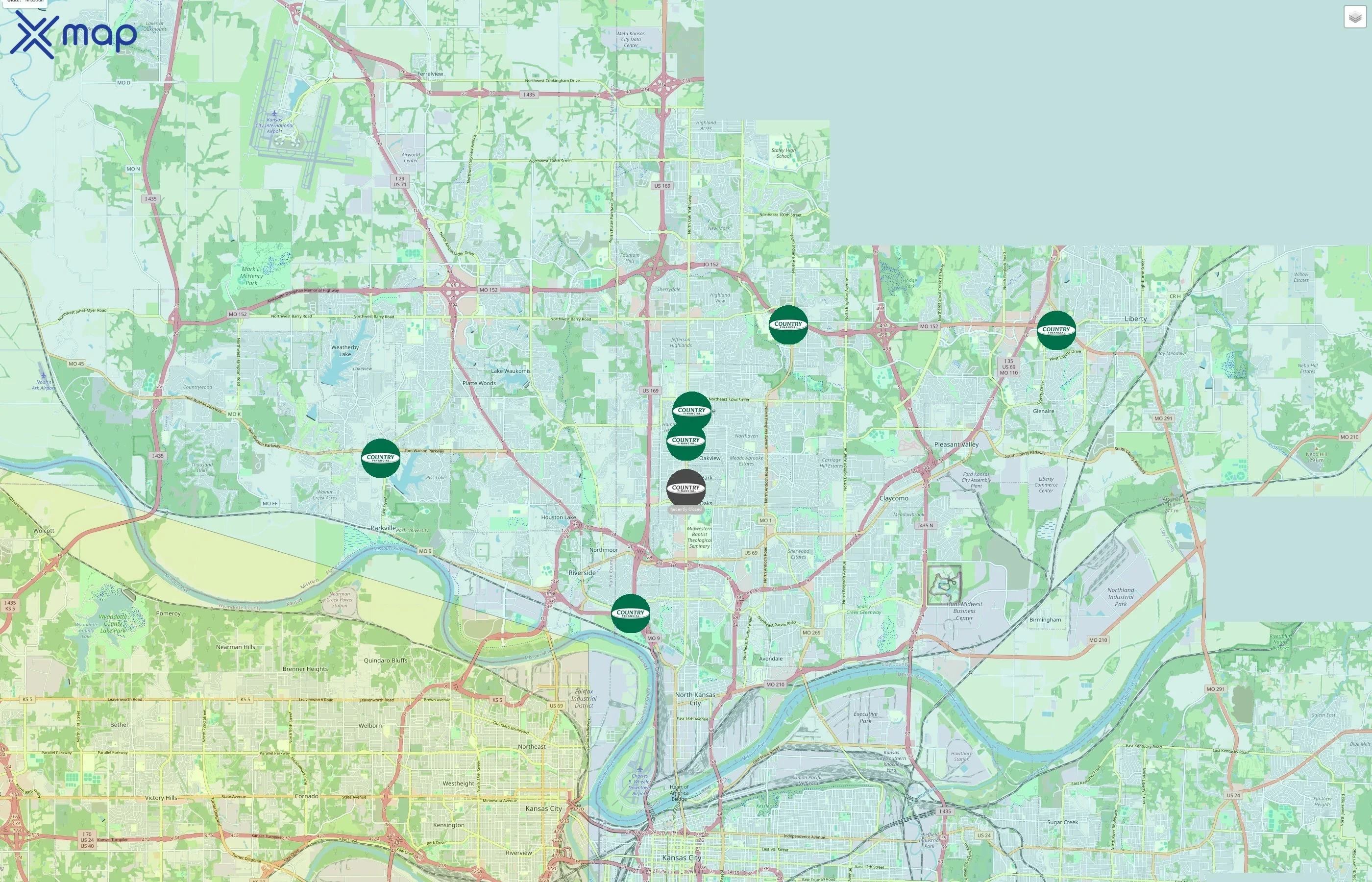 COUNTRY Financial traffic data