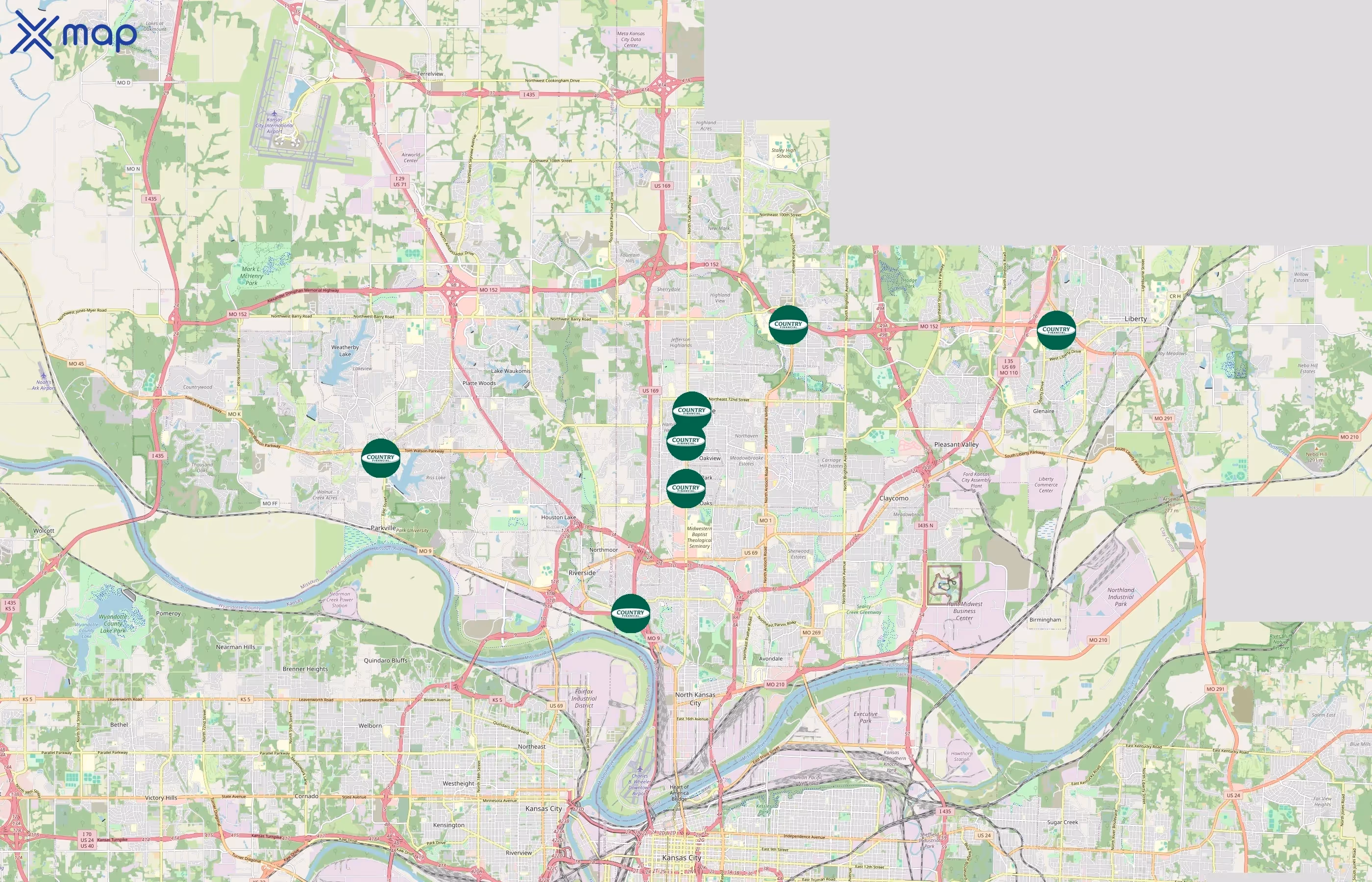 COUNTRY Financial area coverage