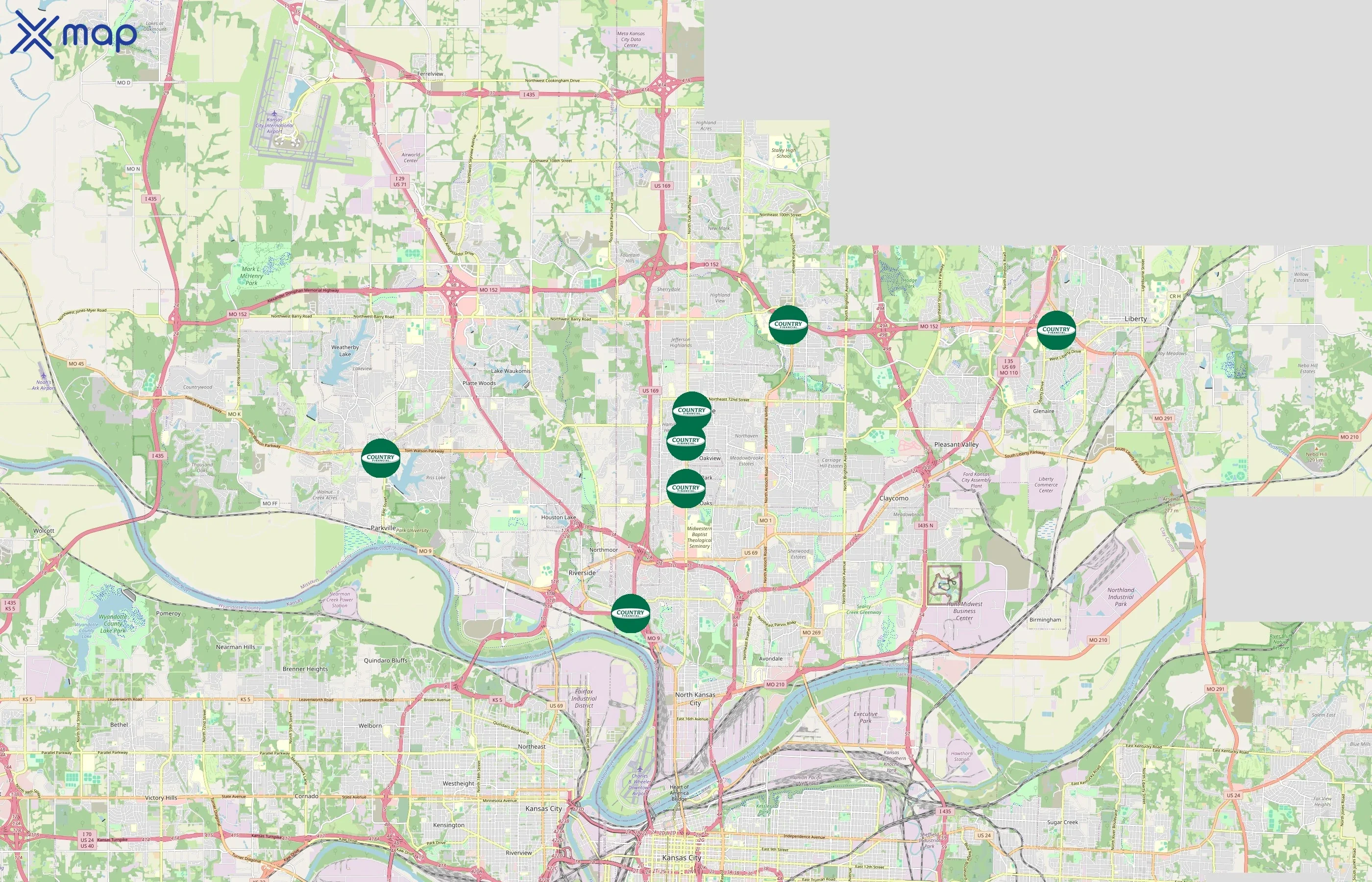 COUNTRY Financial area coverage