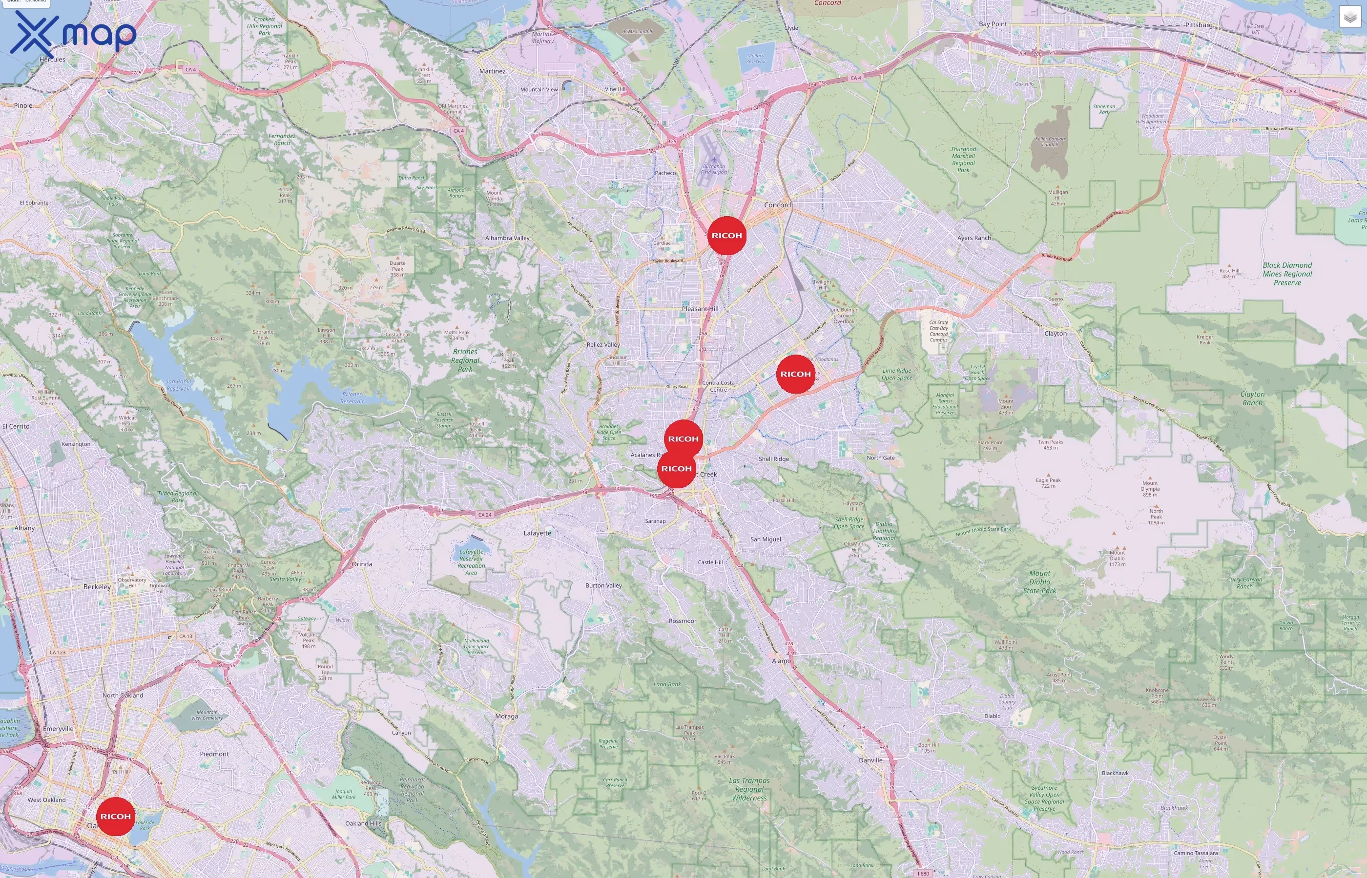 Ricoh USA traffic data