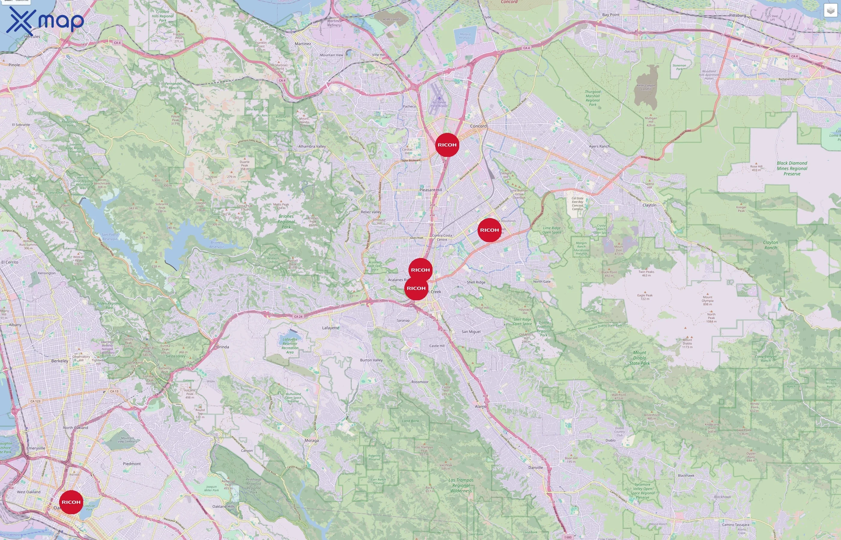 Ricoh USA traffic data