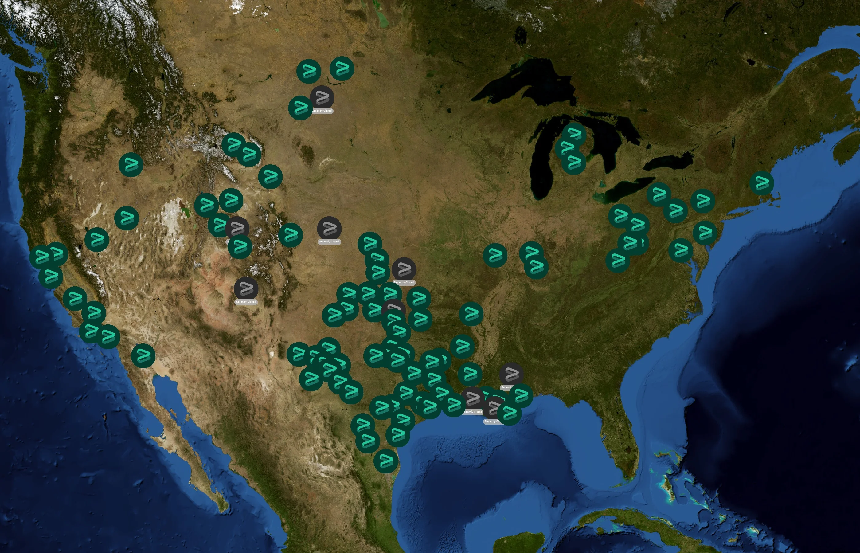Baker Hughes state distribution