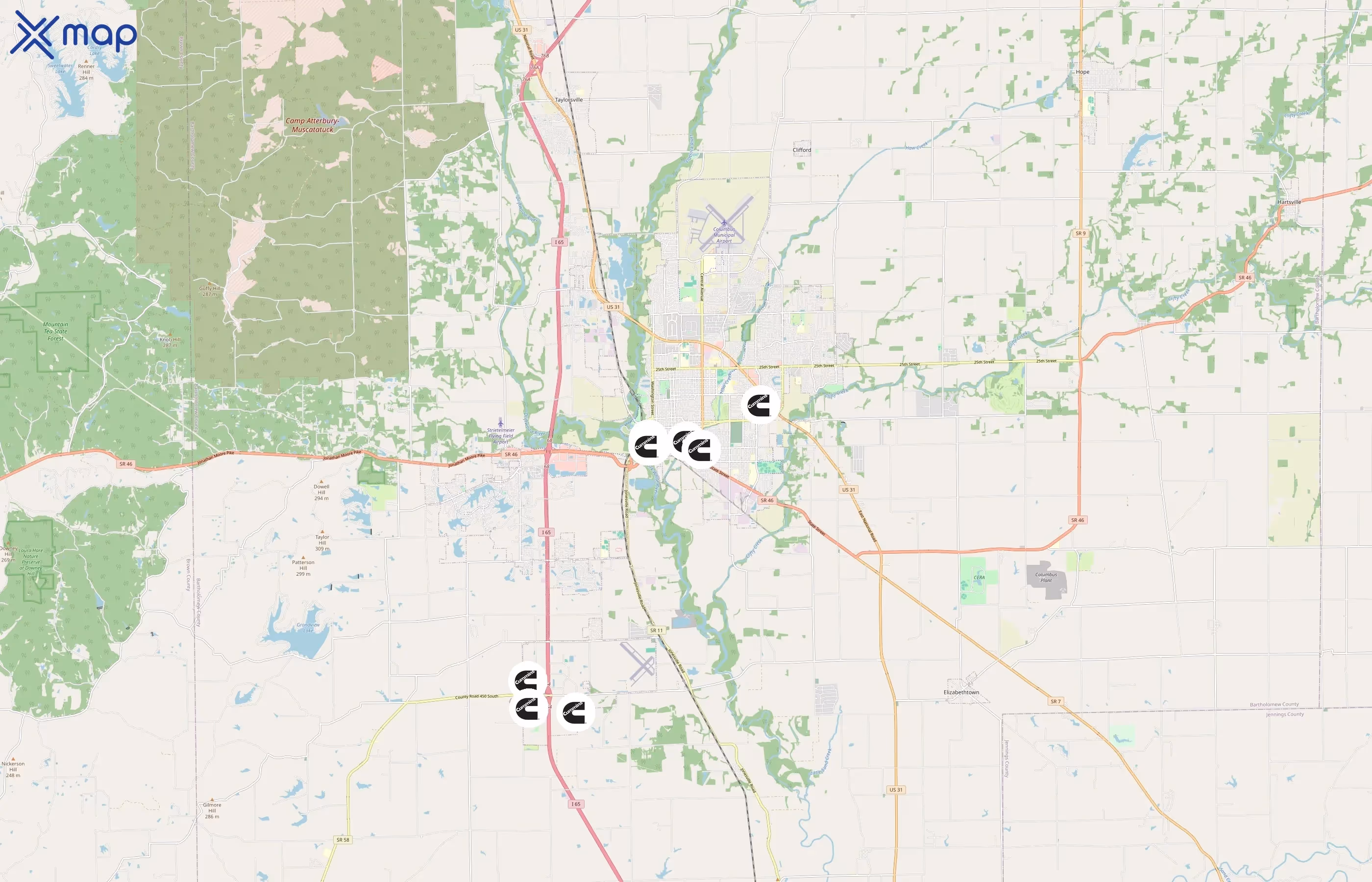 Cummins area coverage