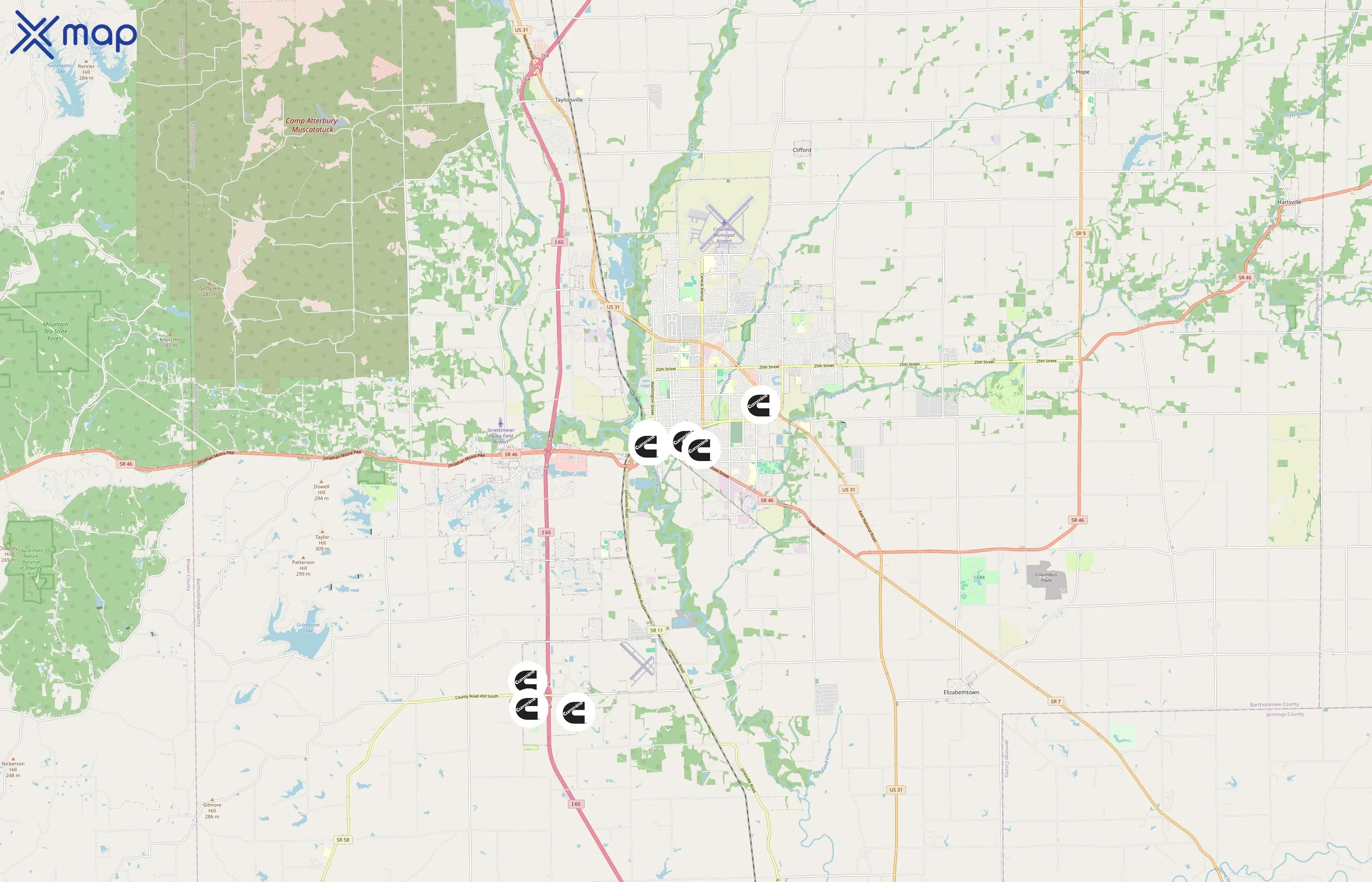 Cummins area coverage