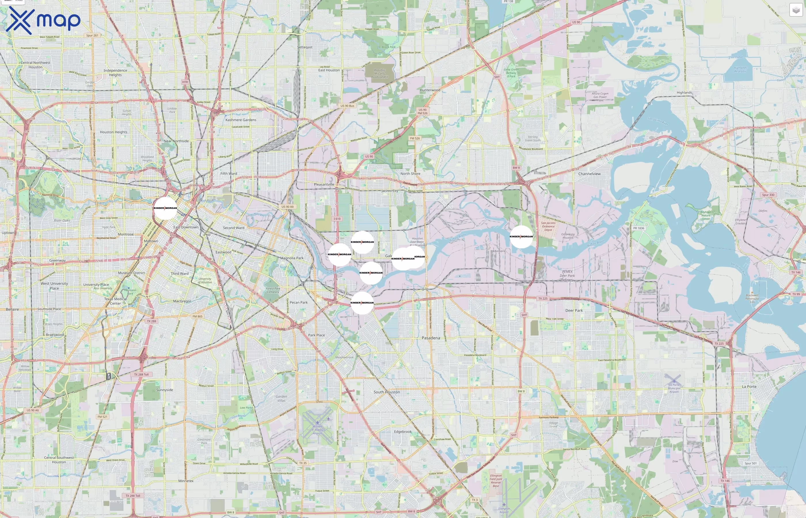 Kinder Morgan traffic data