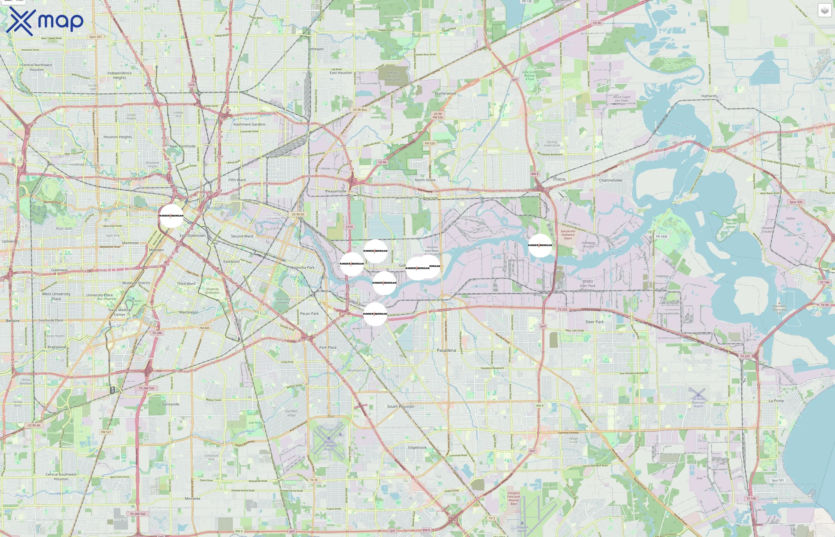Kinder Morgan traffic data