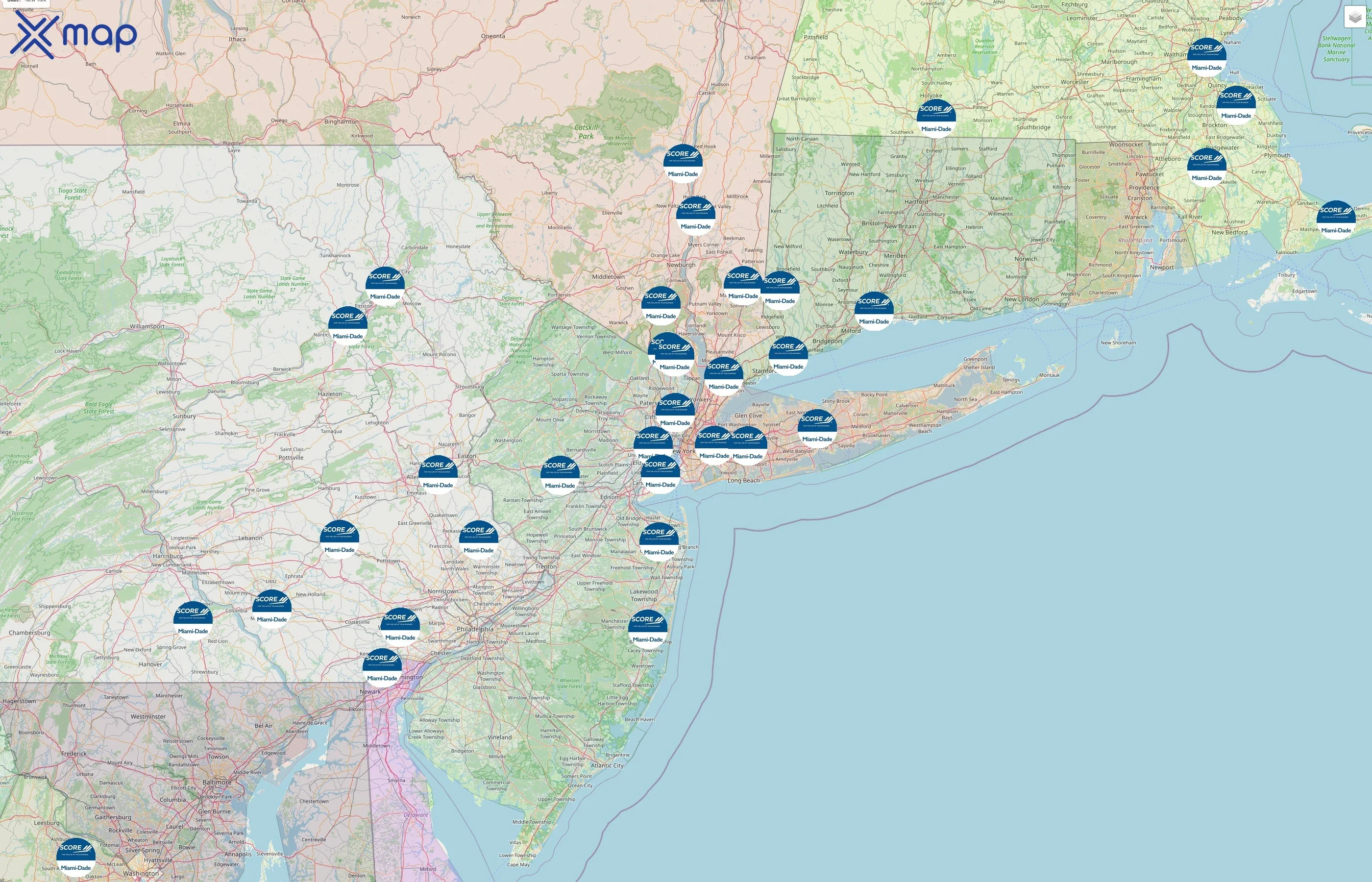 SCORE street hotspots
