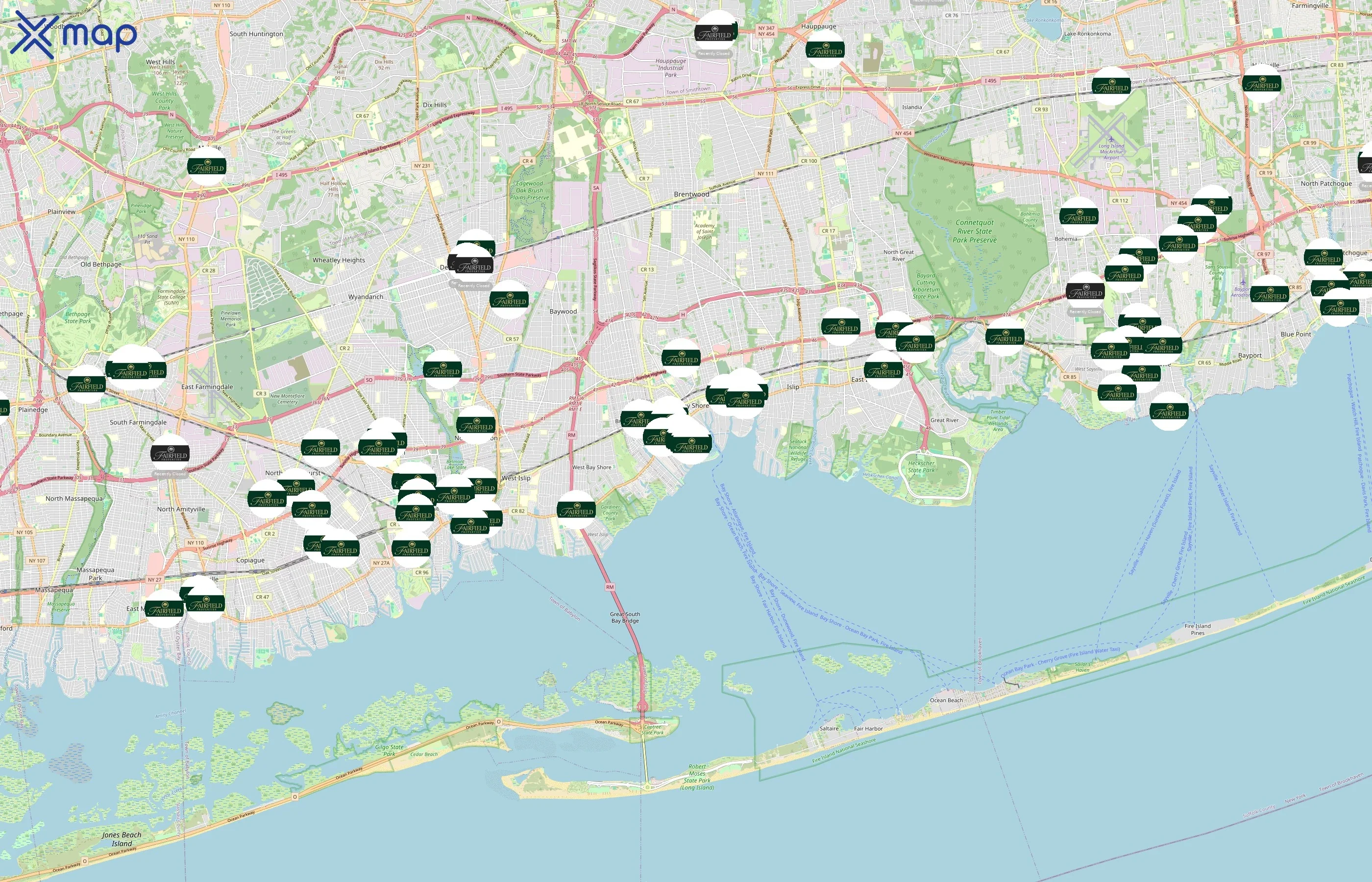 Fairfield Properties area coverage