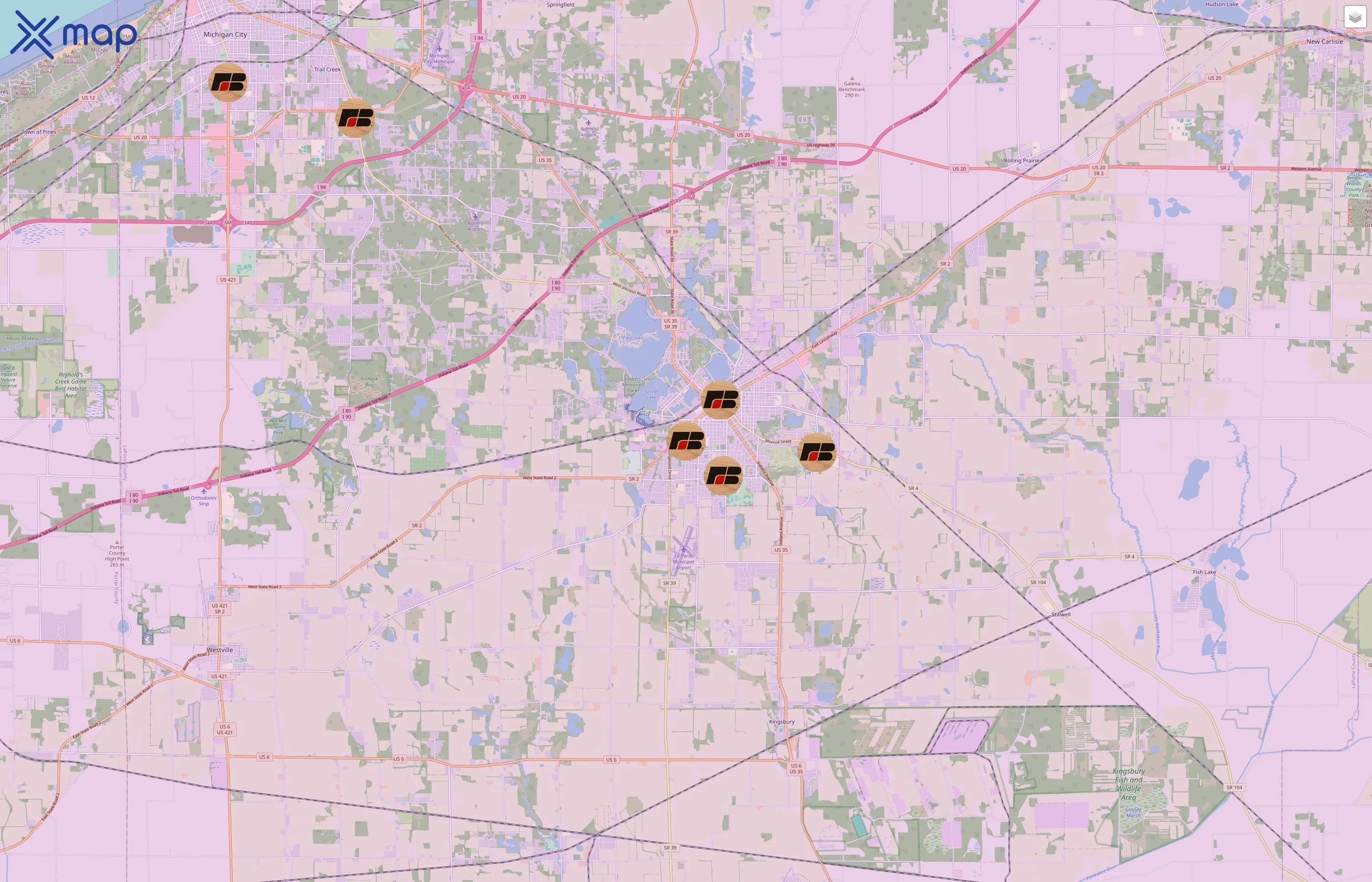 Indiana Farm Bureau Insurance traffic data