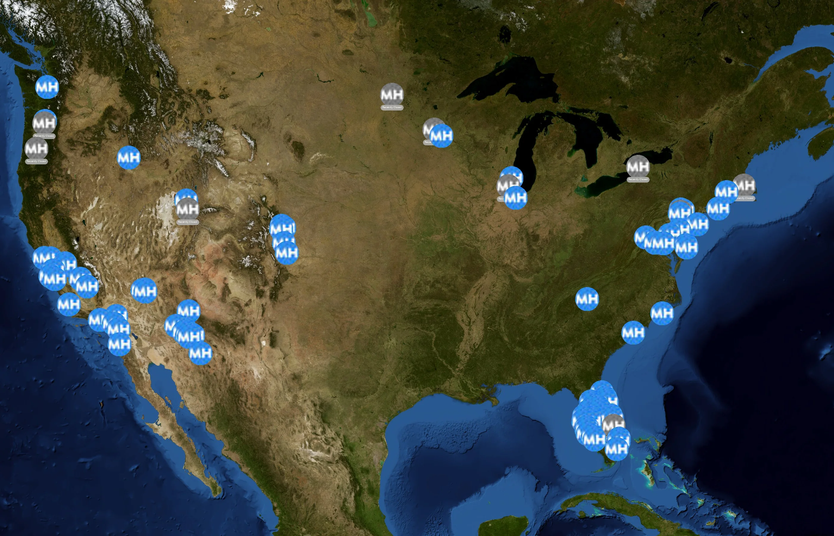 MyMHcommunity state distribution