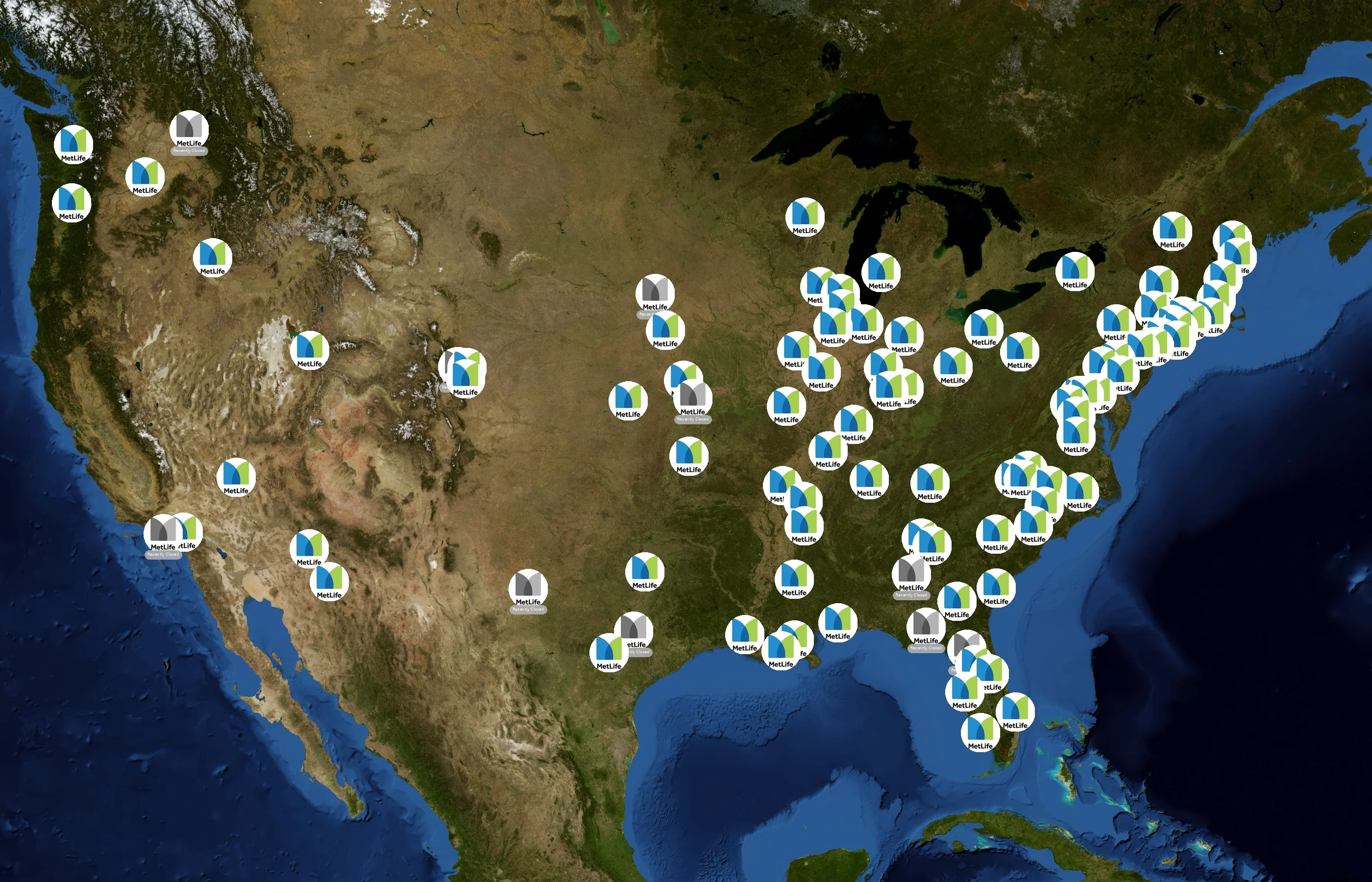 MetLife state distribution