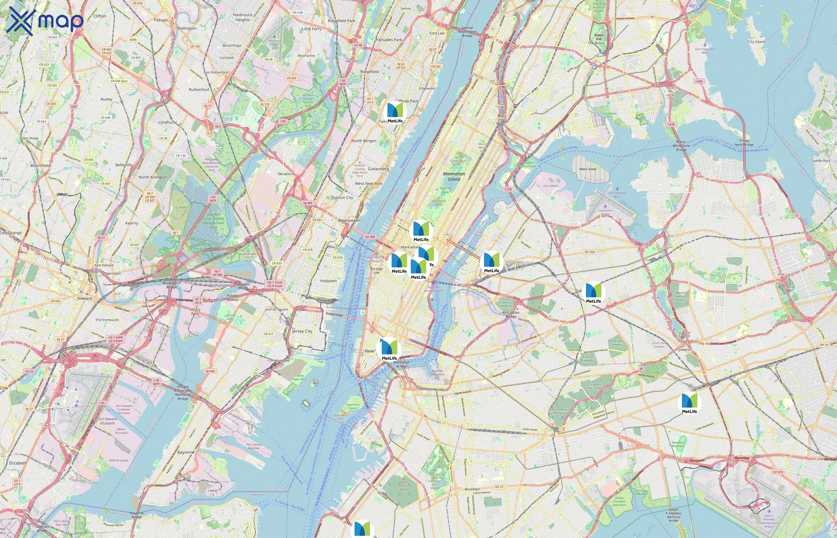 MetLife area coverage