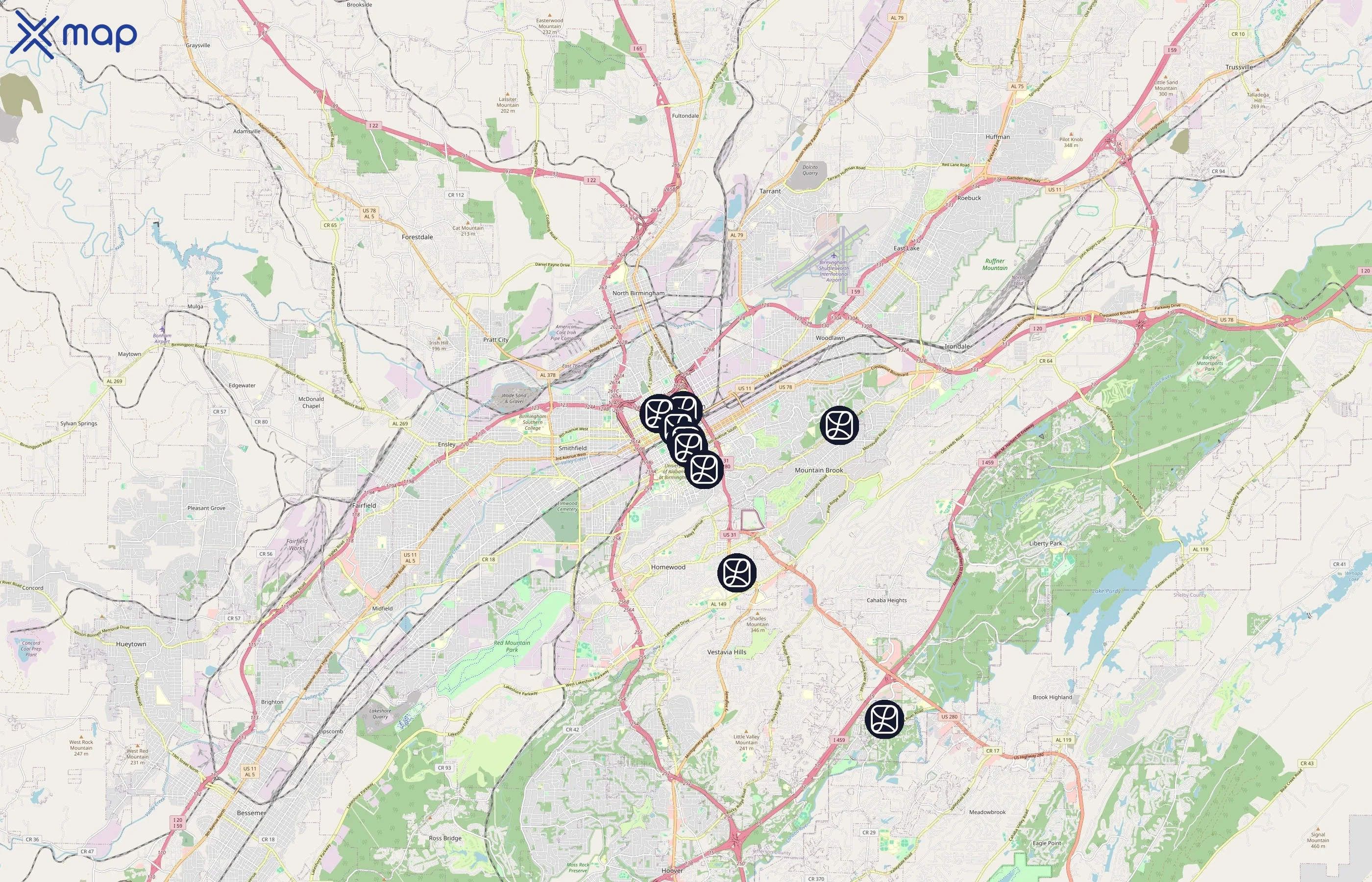 Landing area coverage