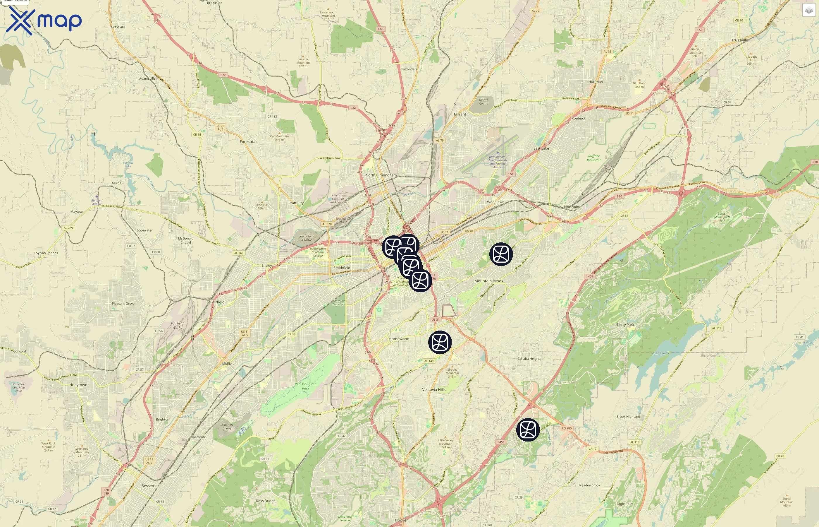 Landing traffic data