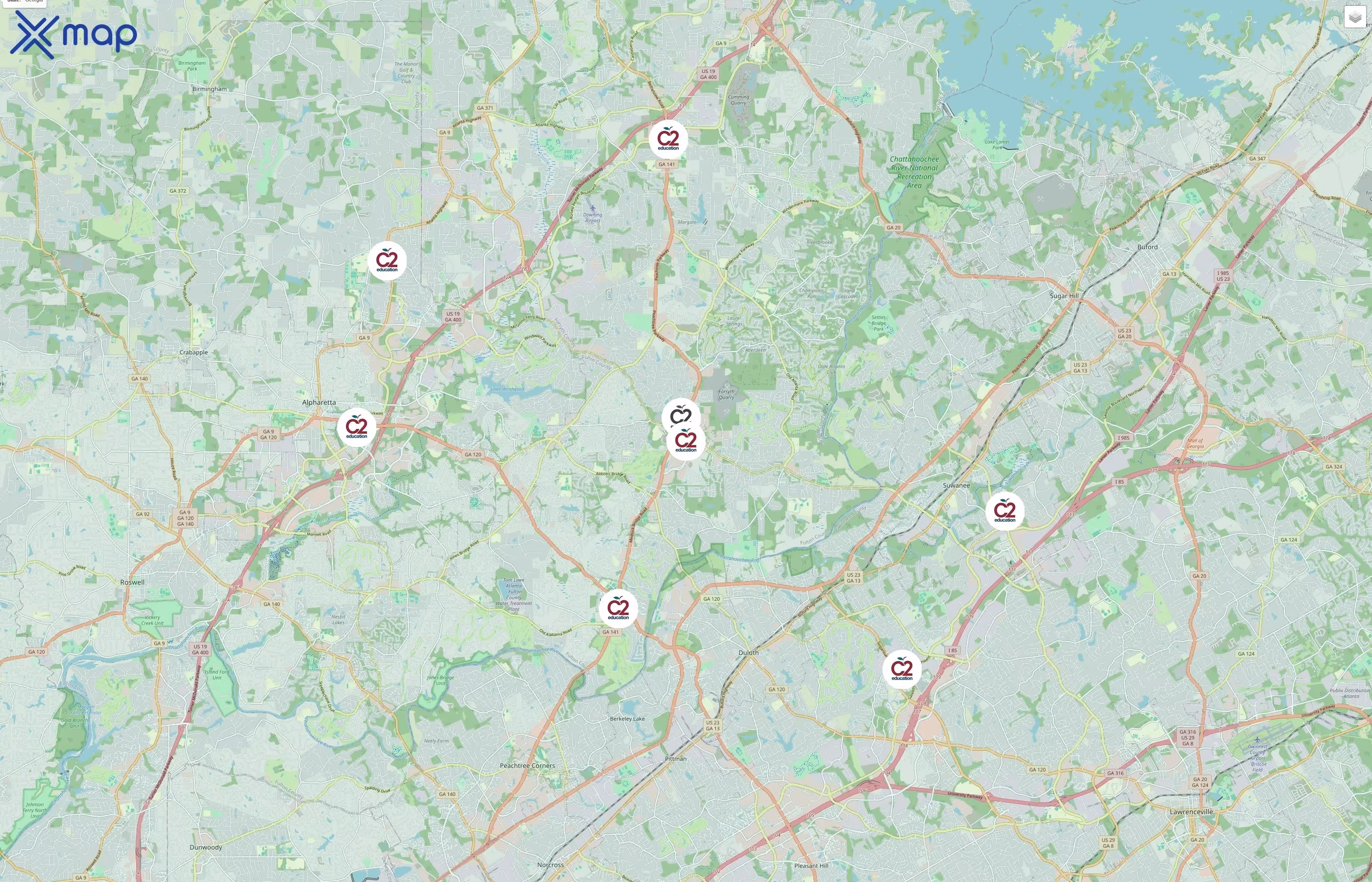C2 Education traffic data