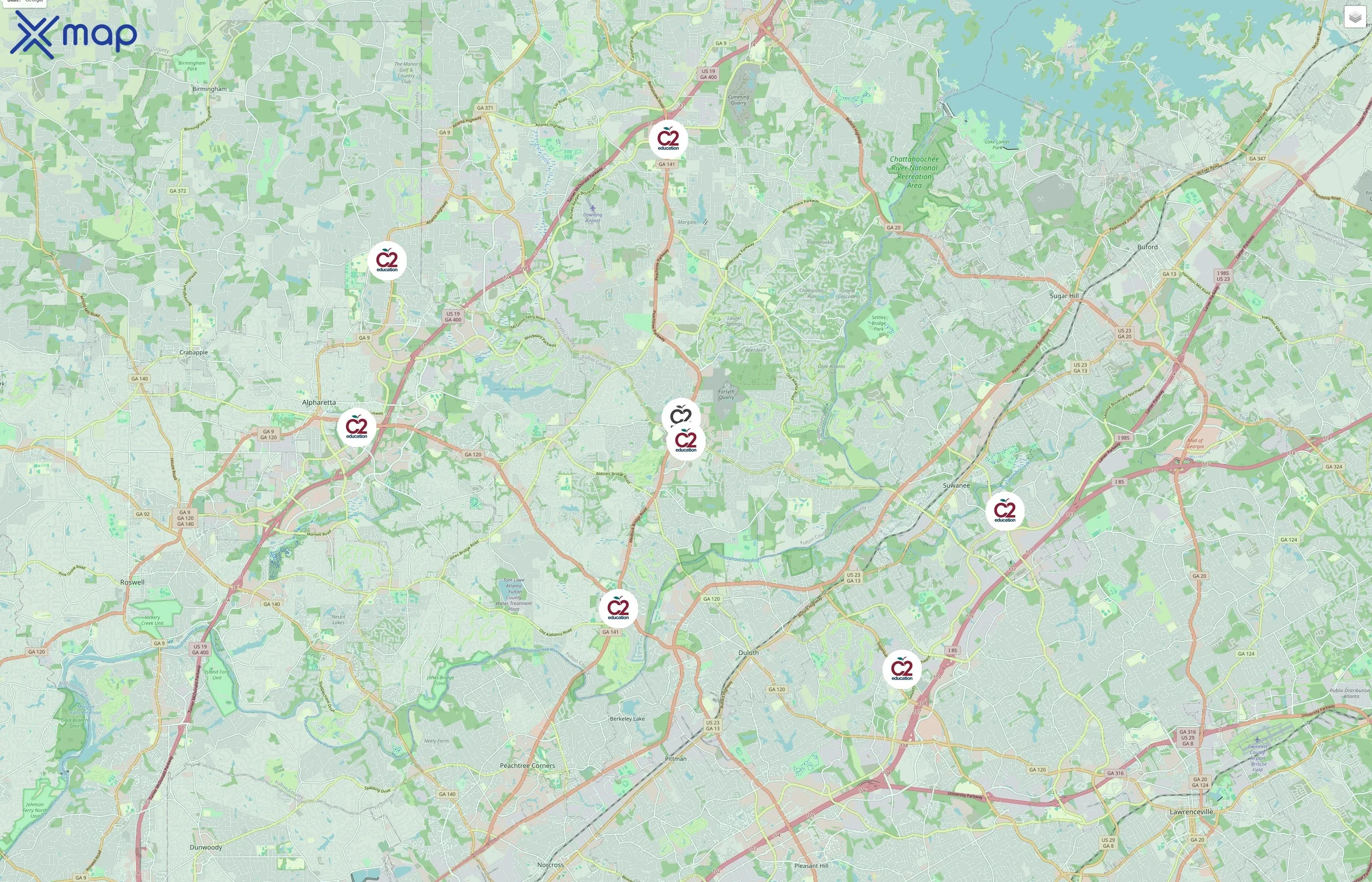 C2 Education traffic data