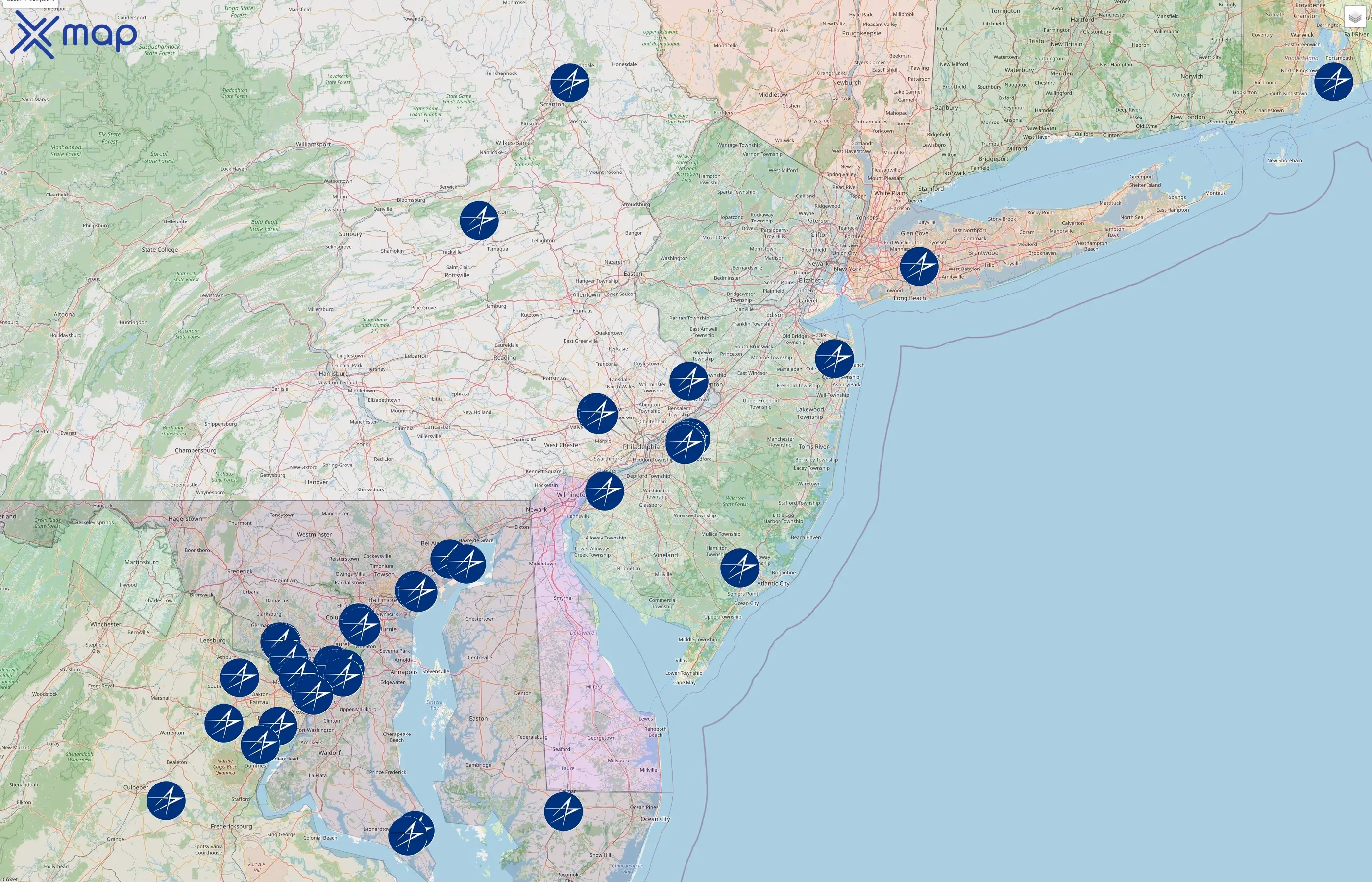 Lockheed Martin street hotspots