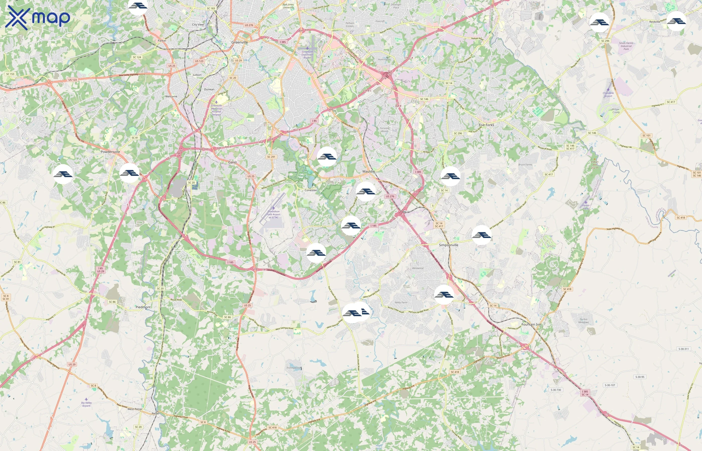 Eastwood Homes area coverage