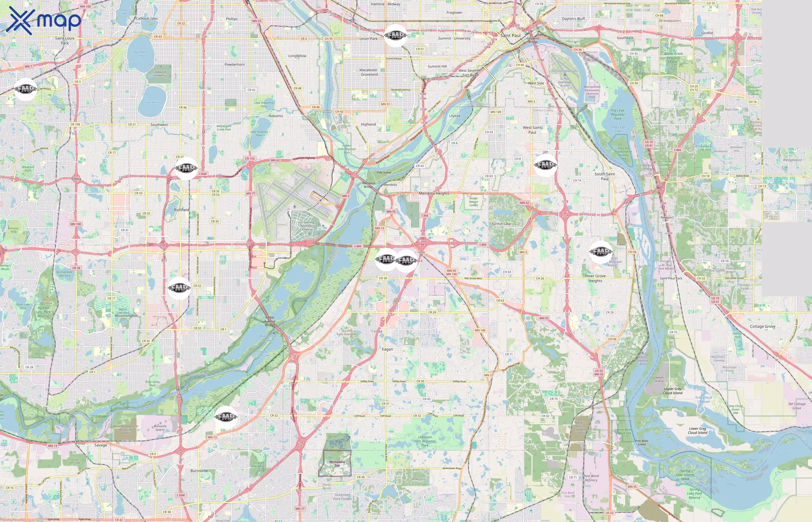 Factory Motor Parts area coverage