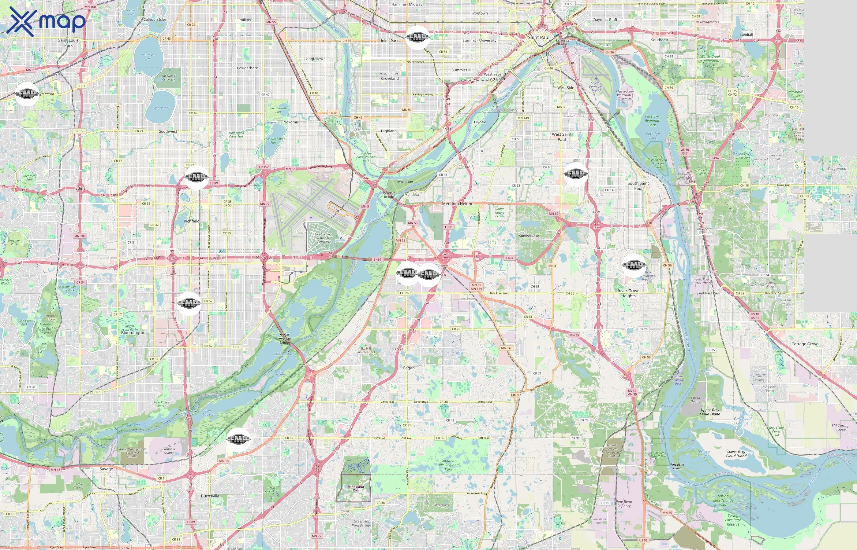 Factory Motor Parts area coverage