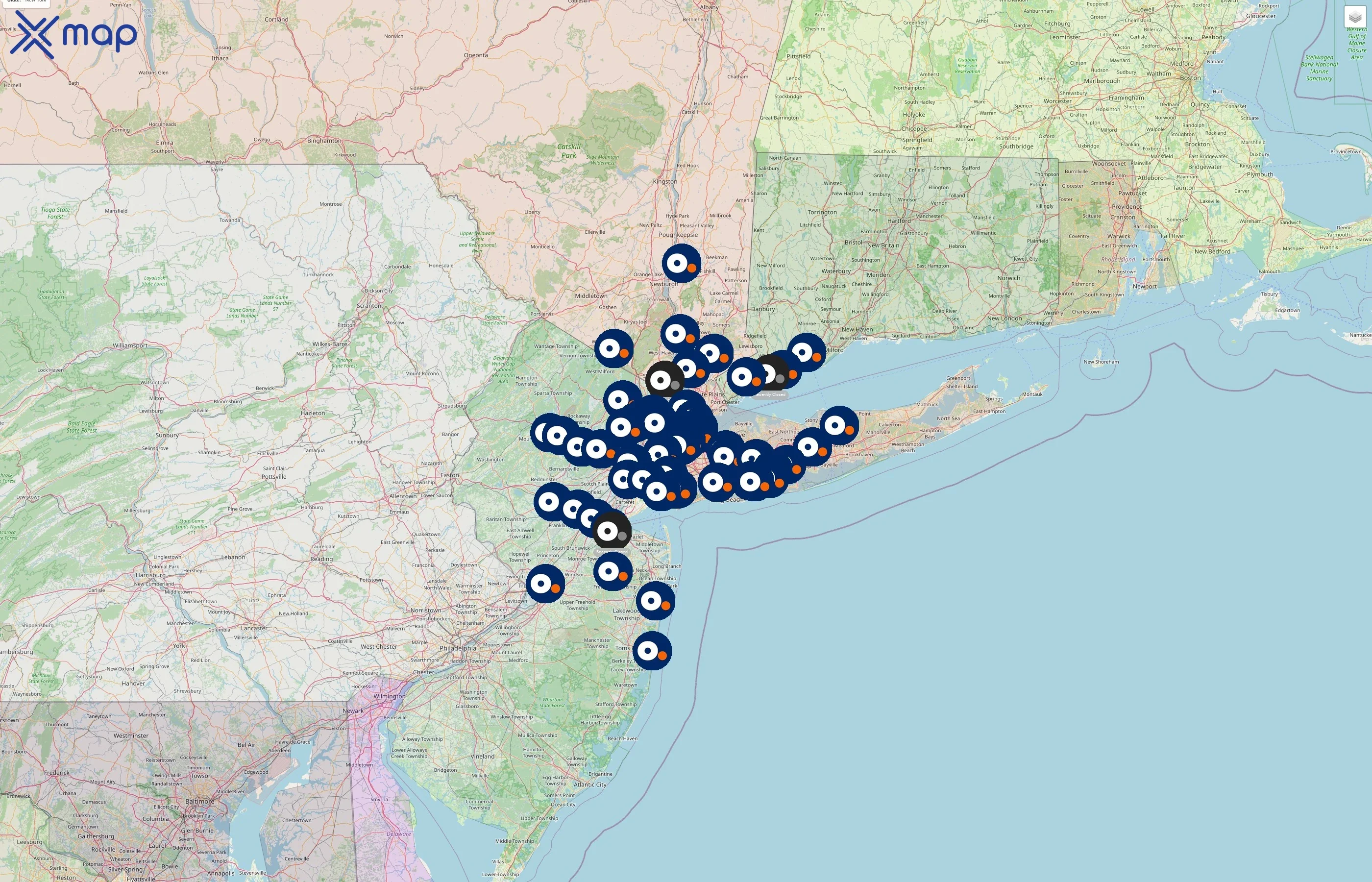 Optimum street hotspots