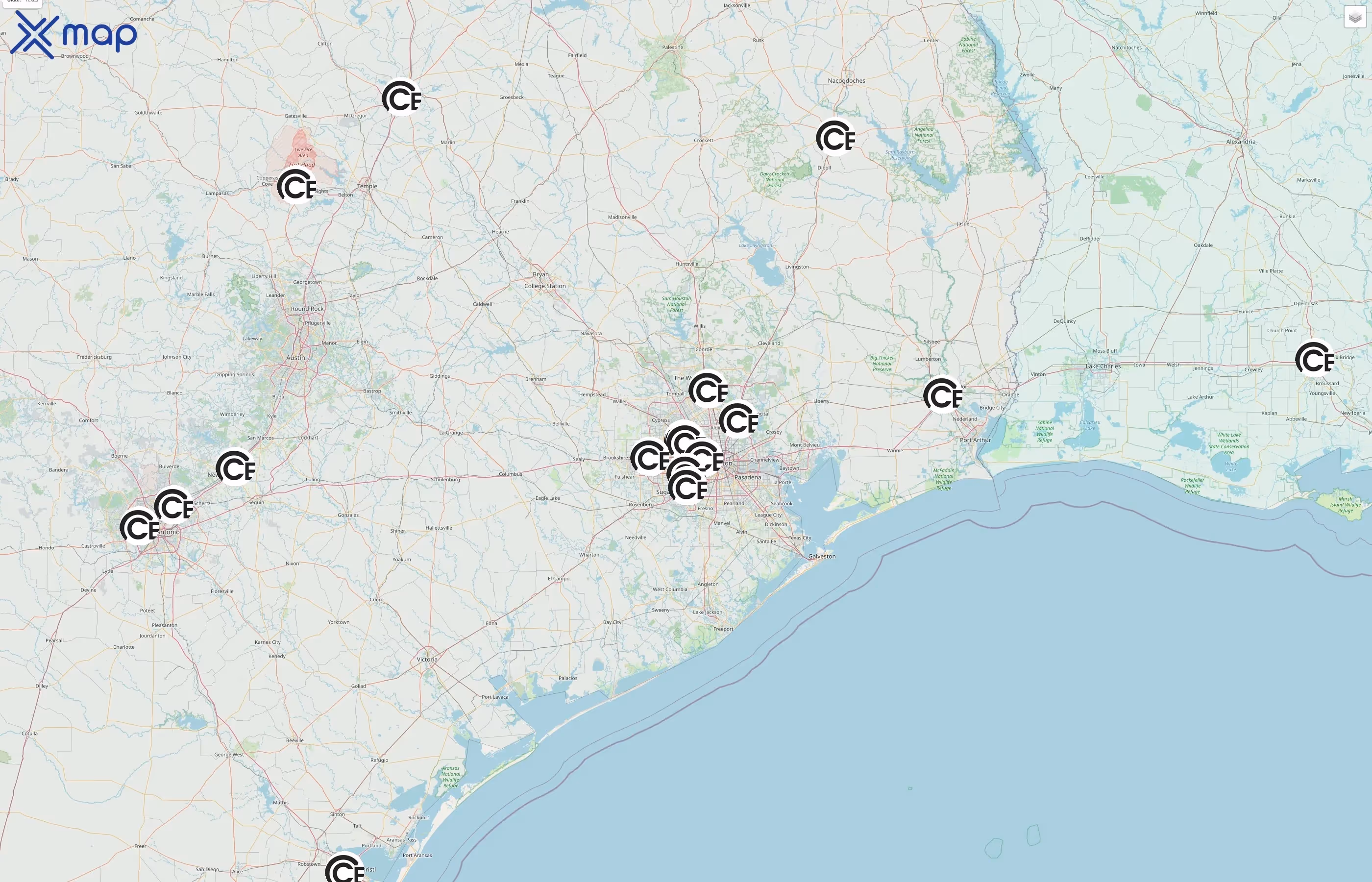 Carrier Enterprise street hotspots