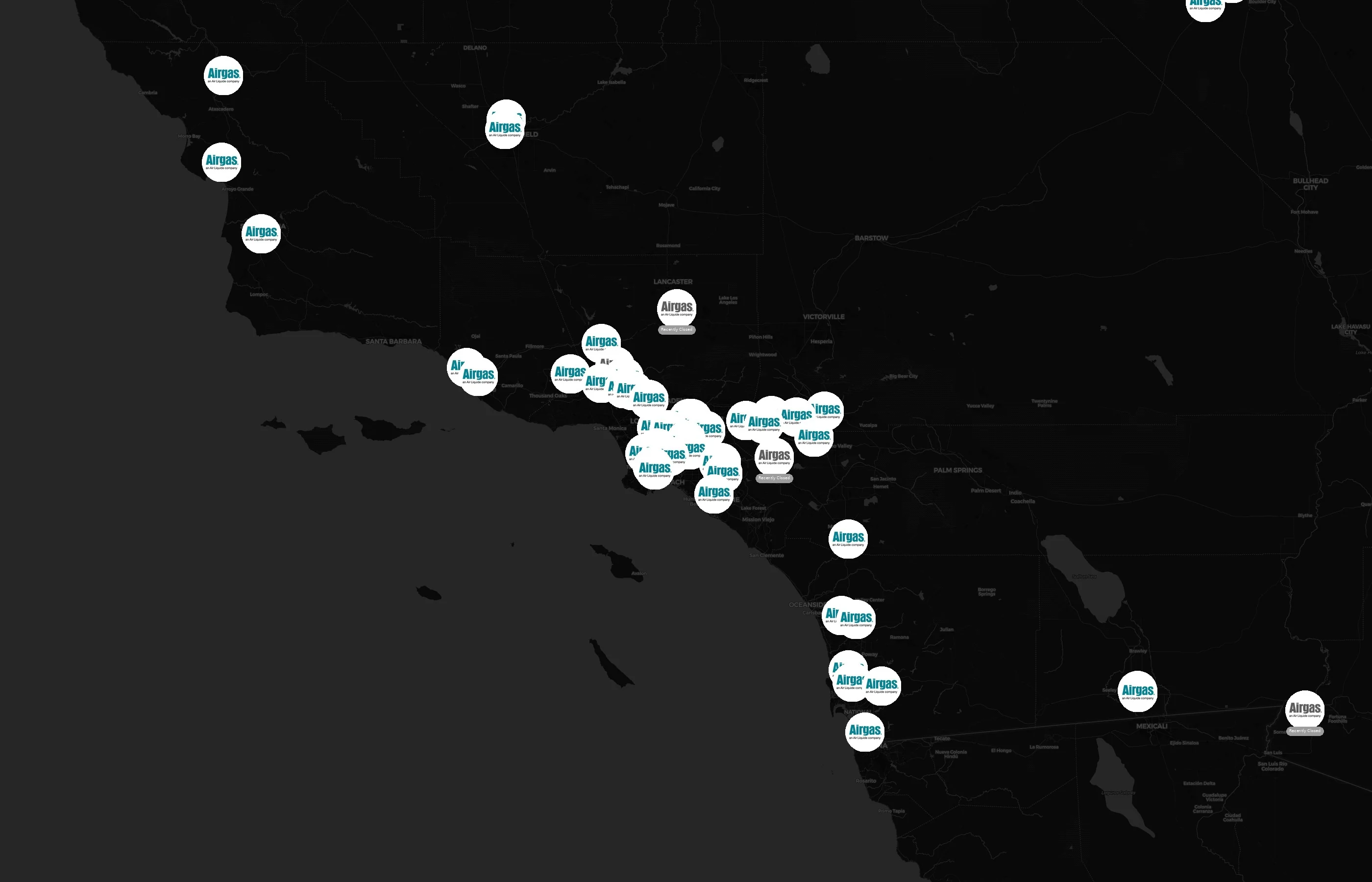 Airgas city distribution
