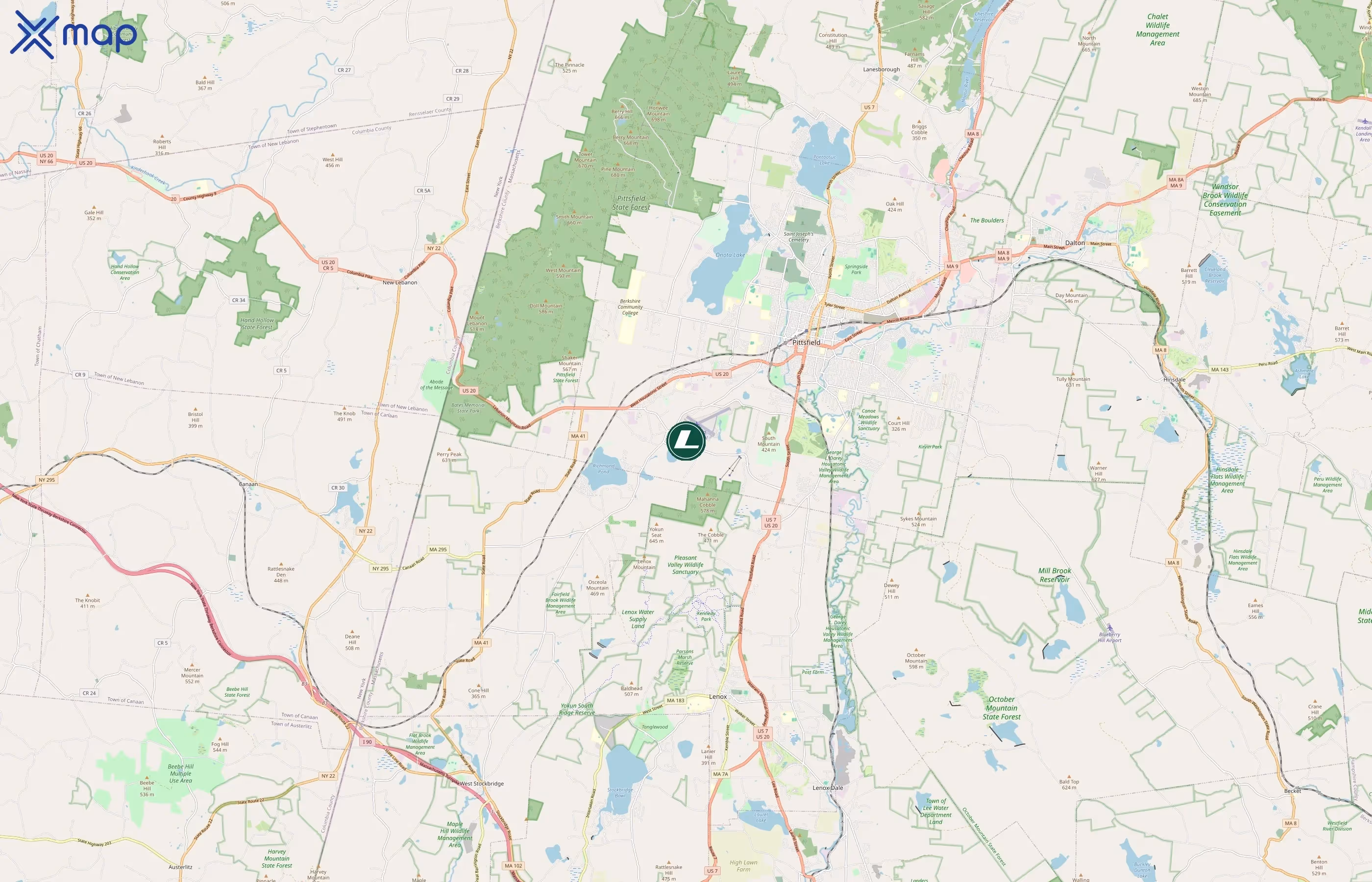 Lamar Advertising Company area coverage