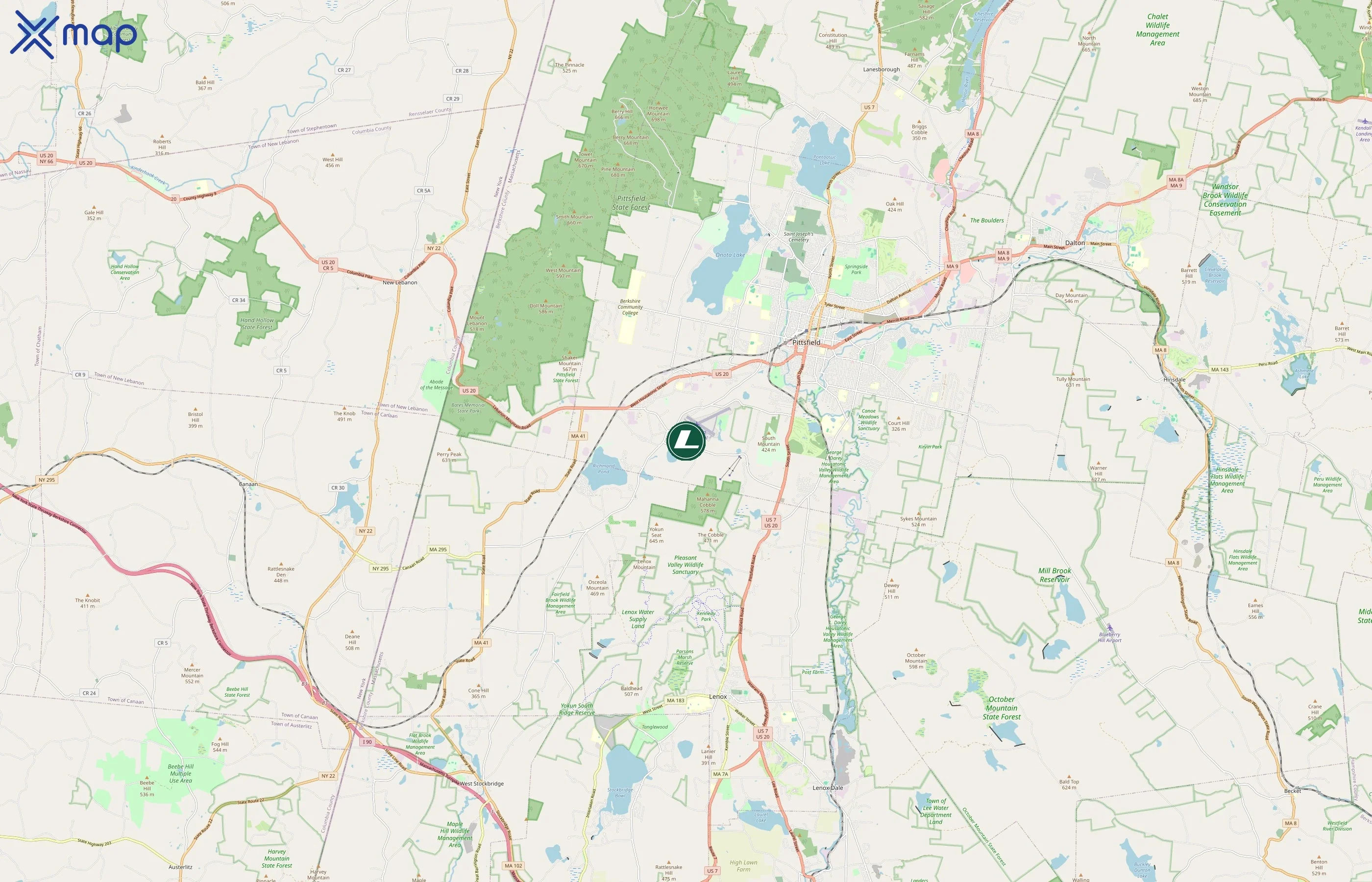 Lamar Advertising Company area coverage