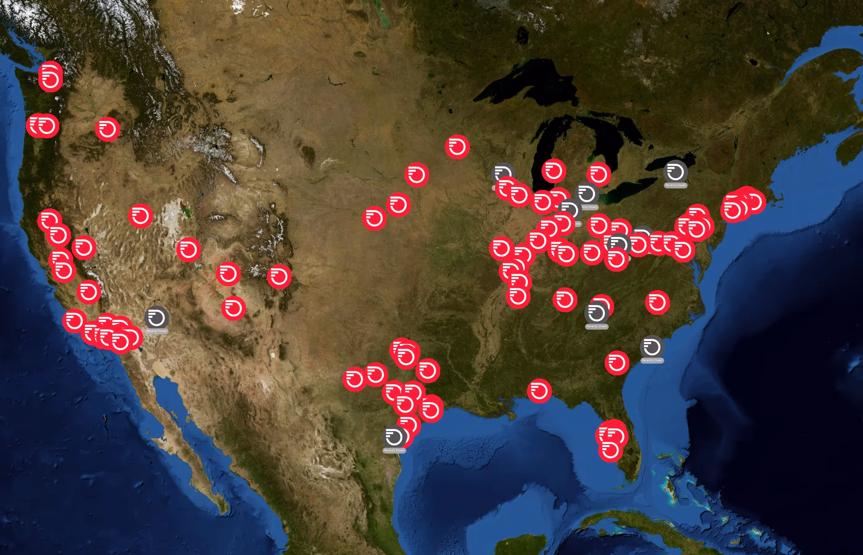 Frontier Communications state distribution