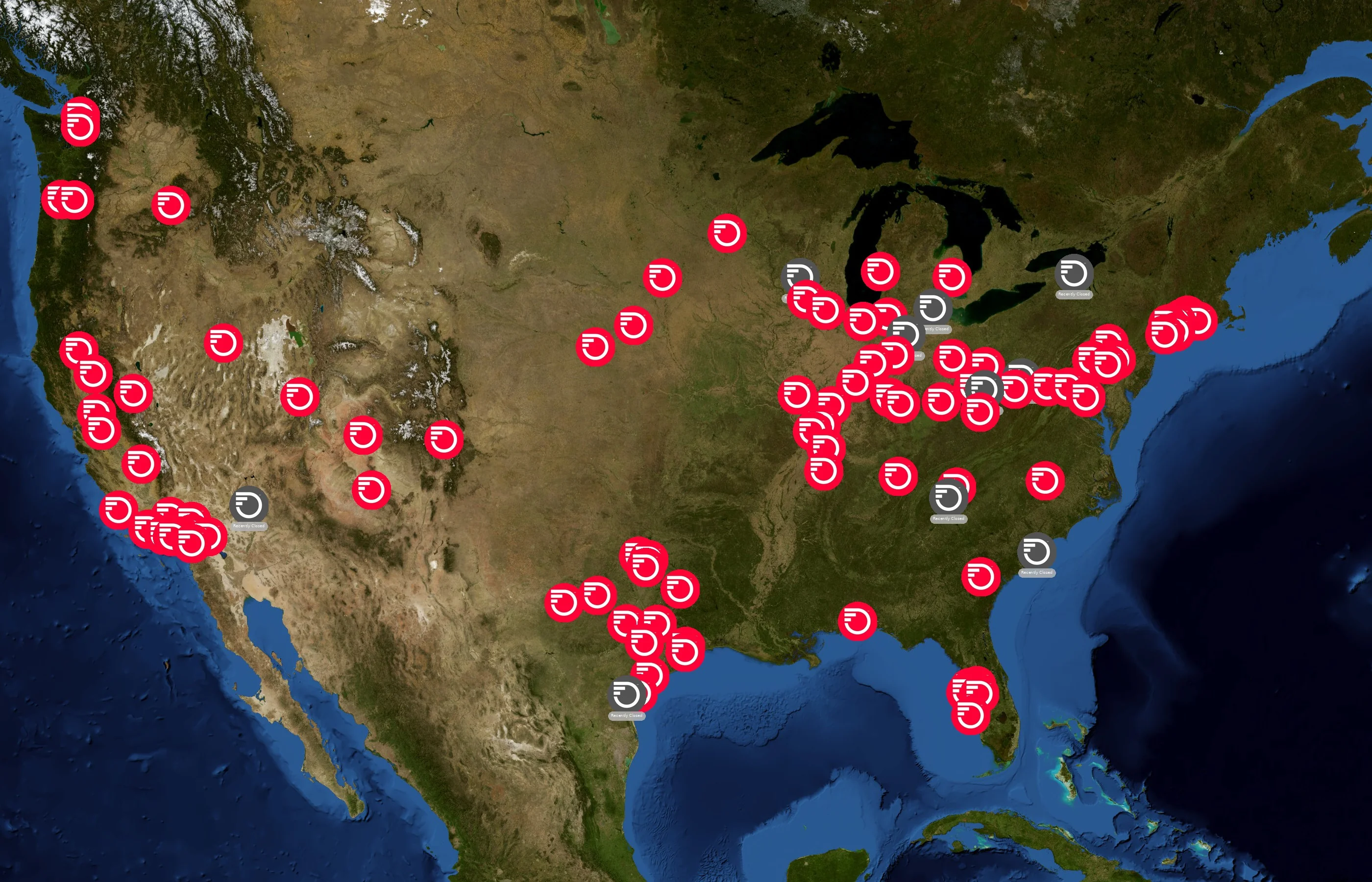 Frontier Communications state distribution