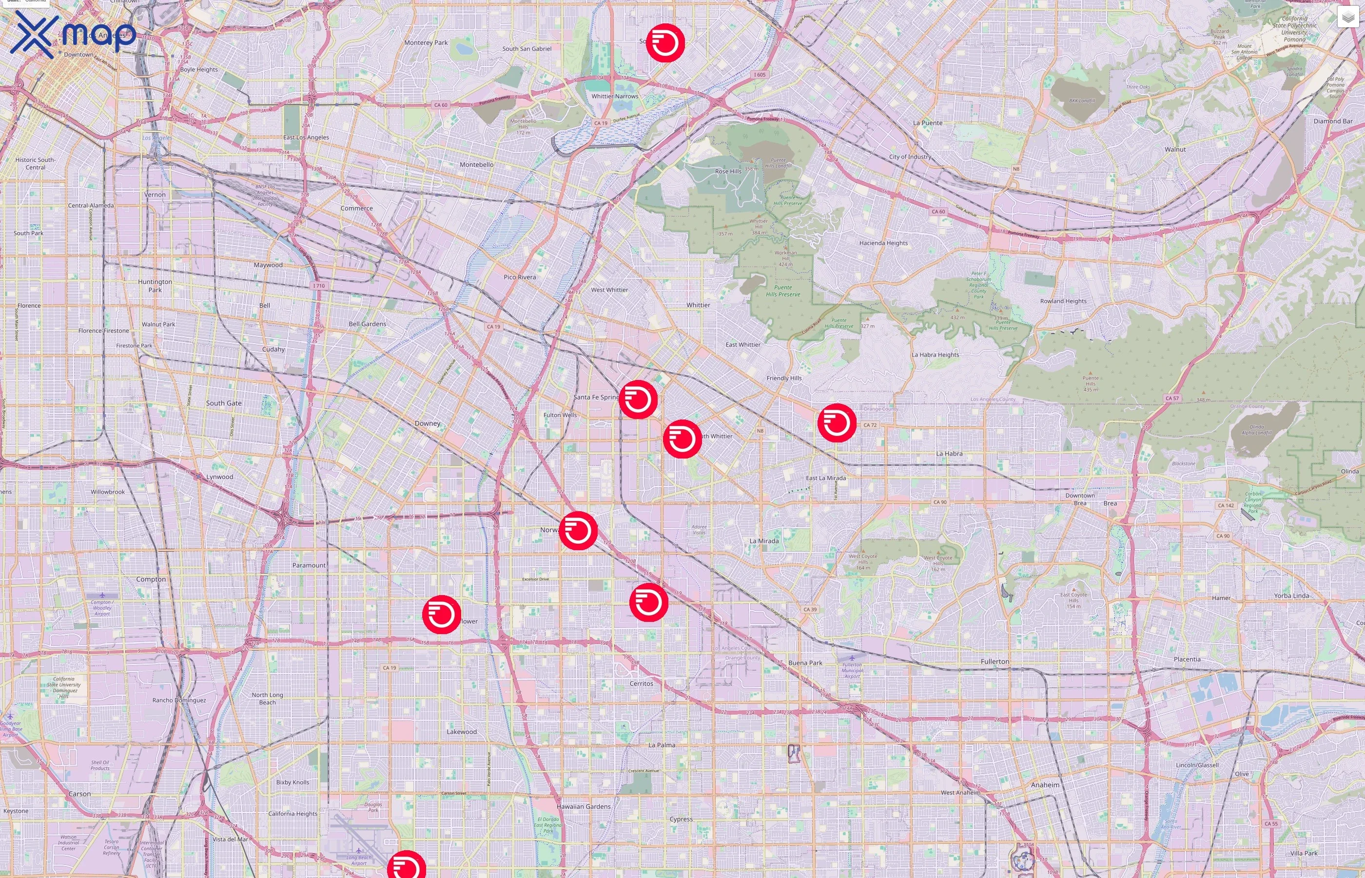 Frontier Communications traffic data