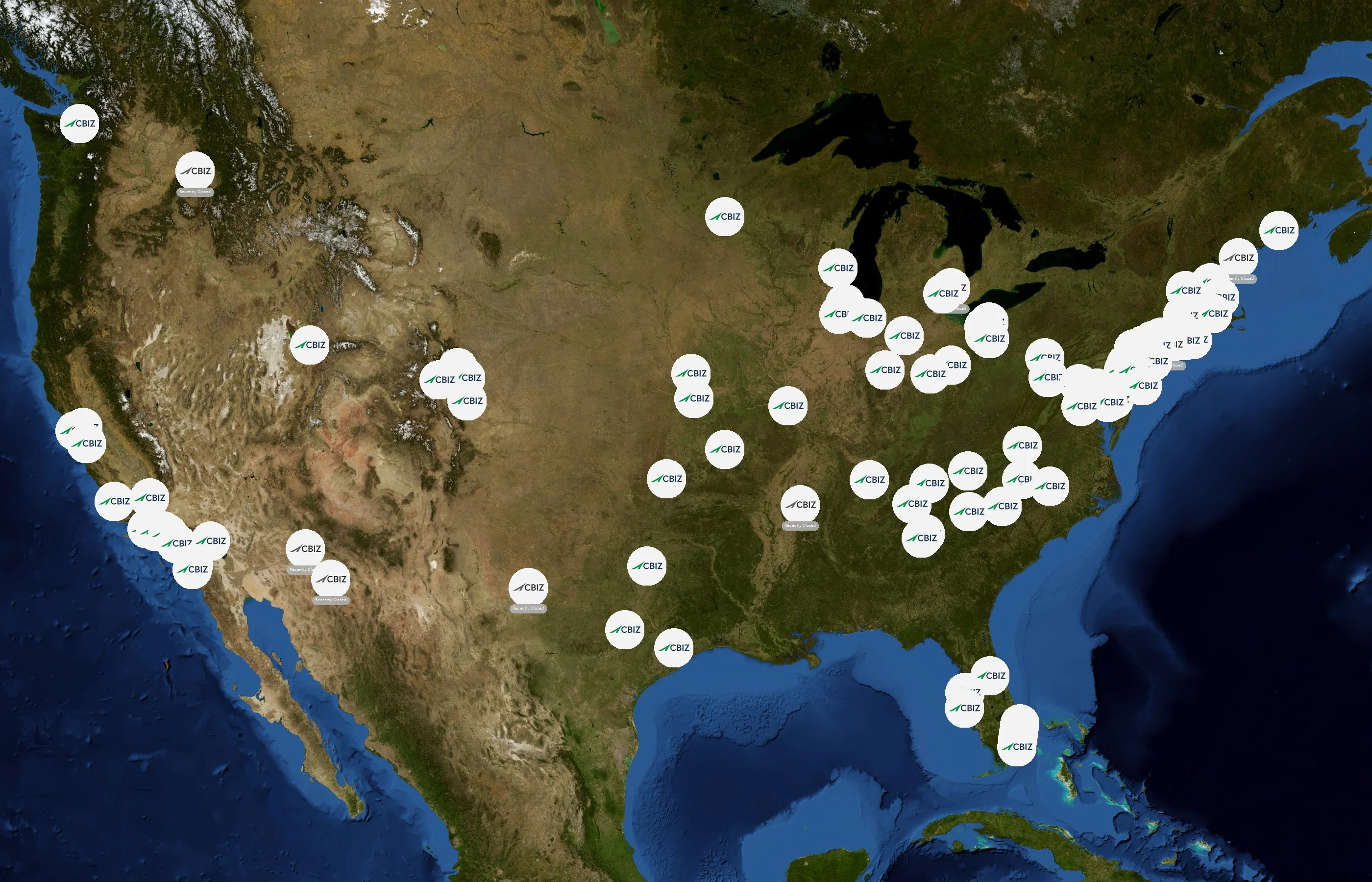 CBIZ state distribution