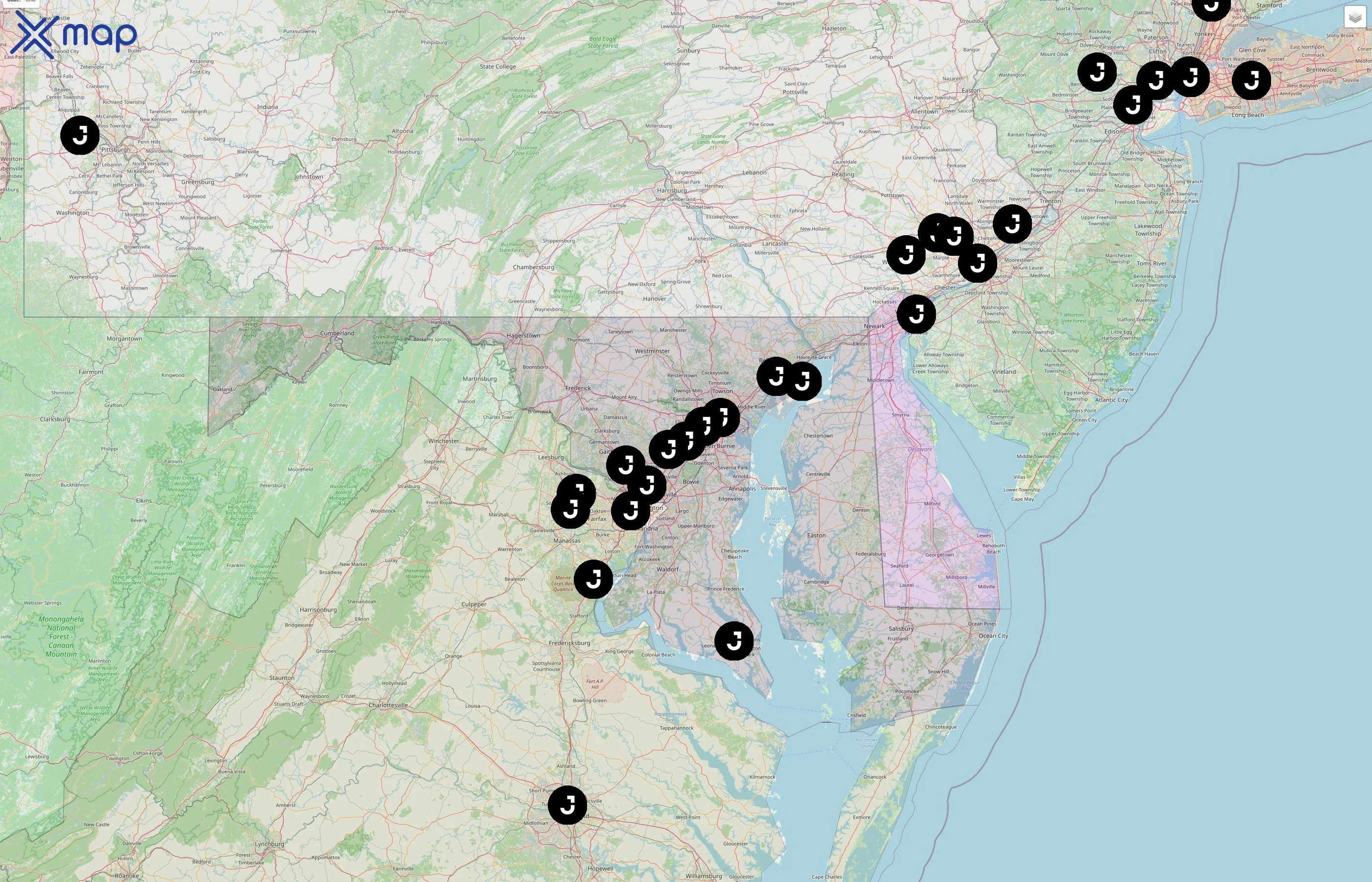 Jacobs Engineering Group street hotspots