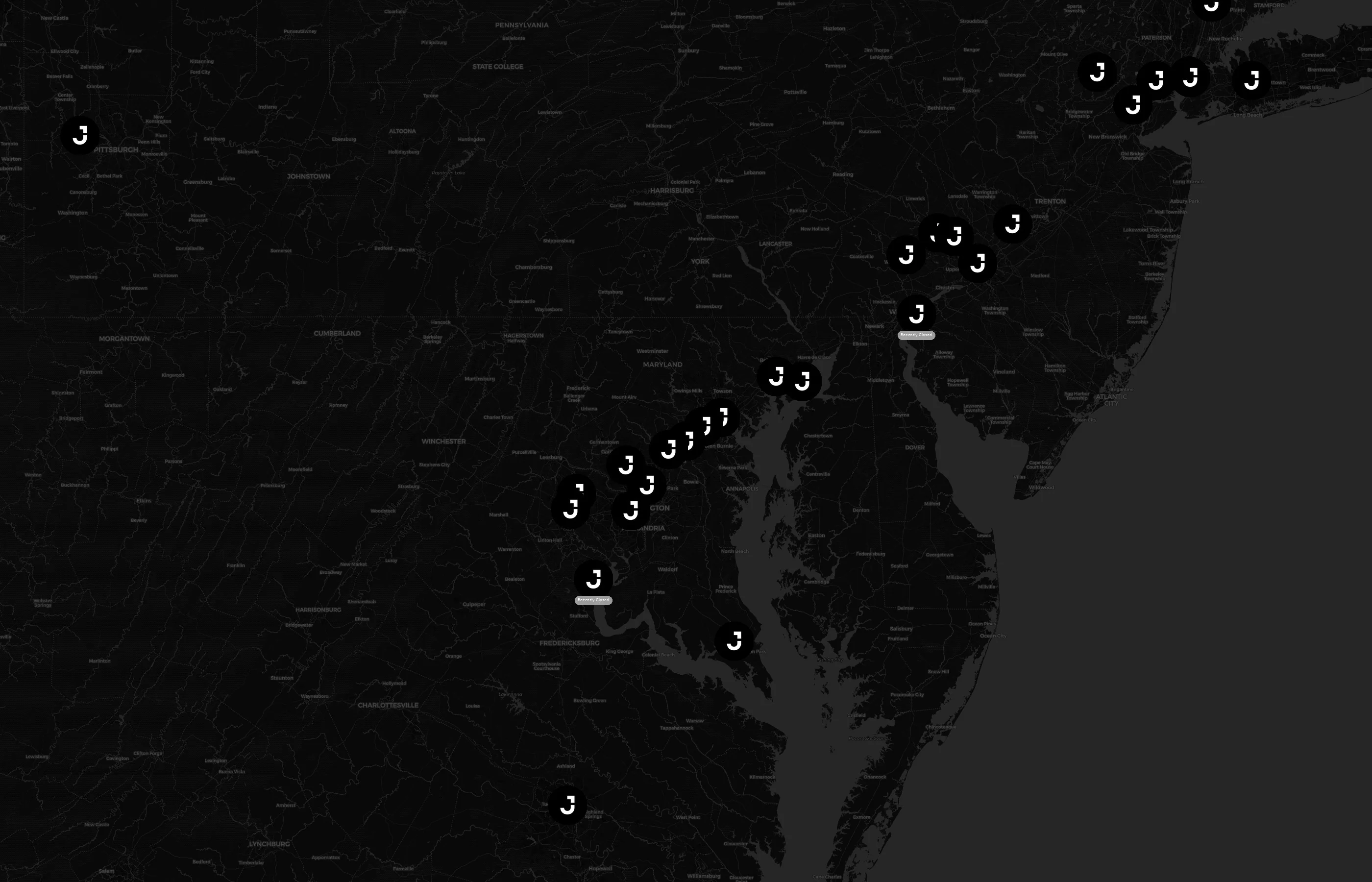 Jacobs Engineering Group city distribution