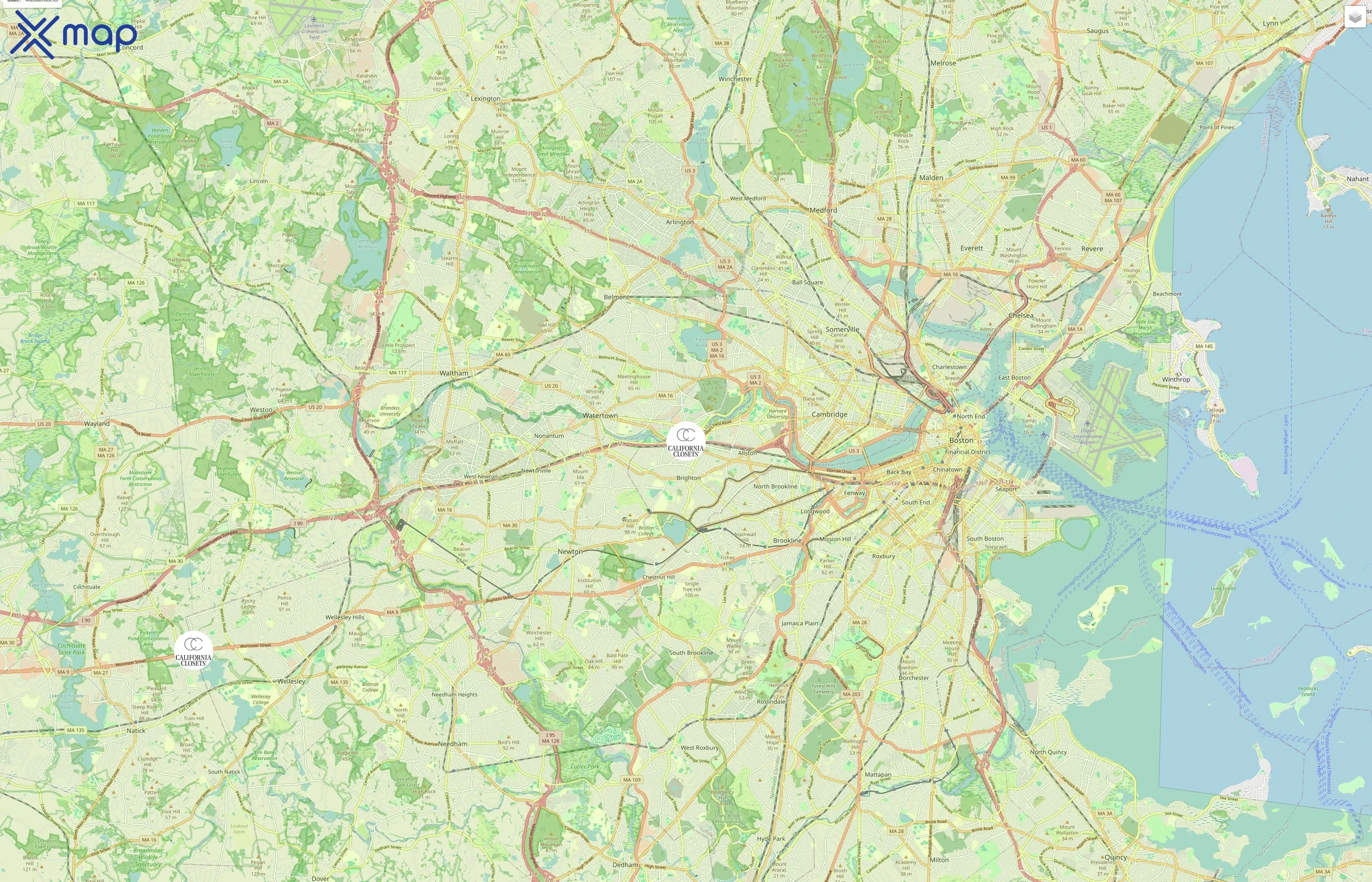 California Closets traffic data