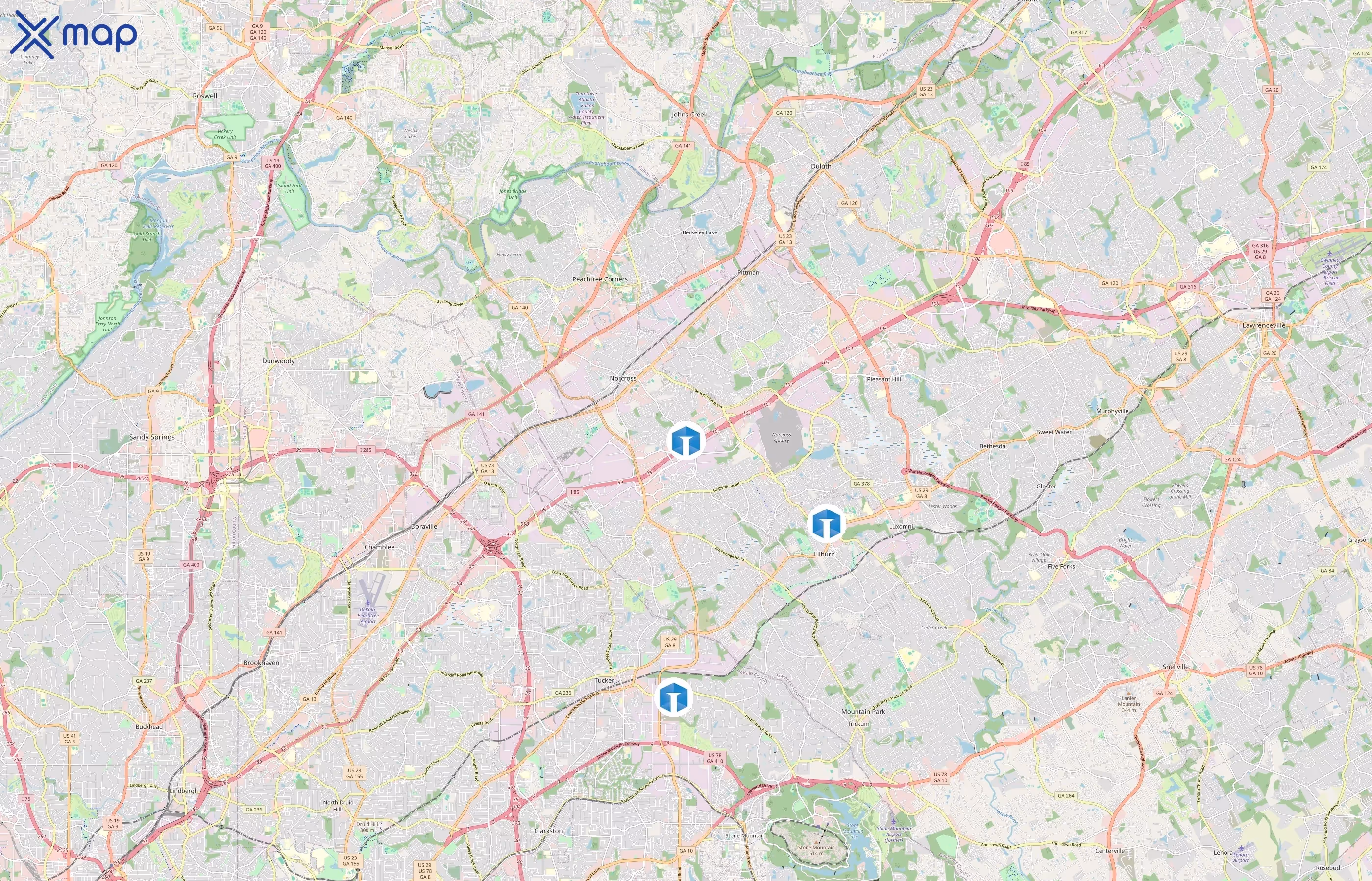 SouthernCarlson area coverage
