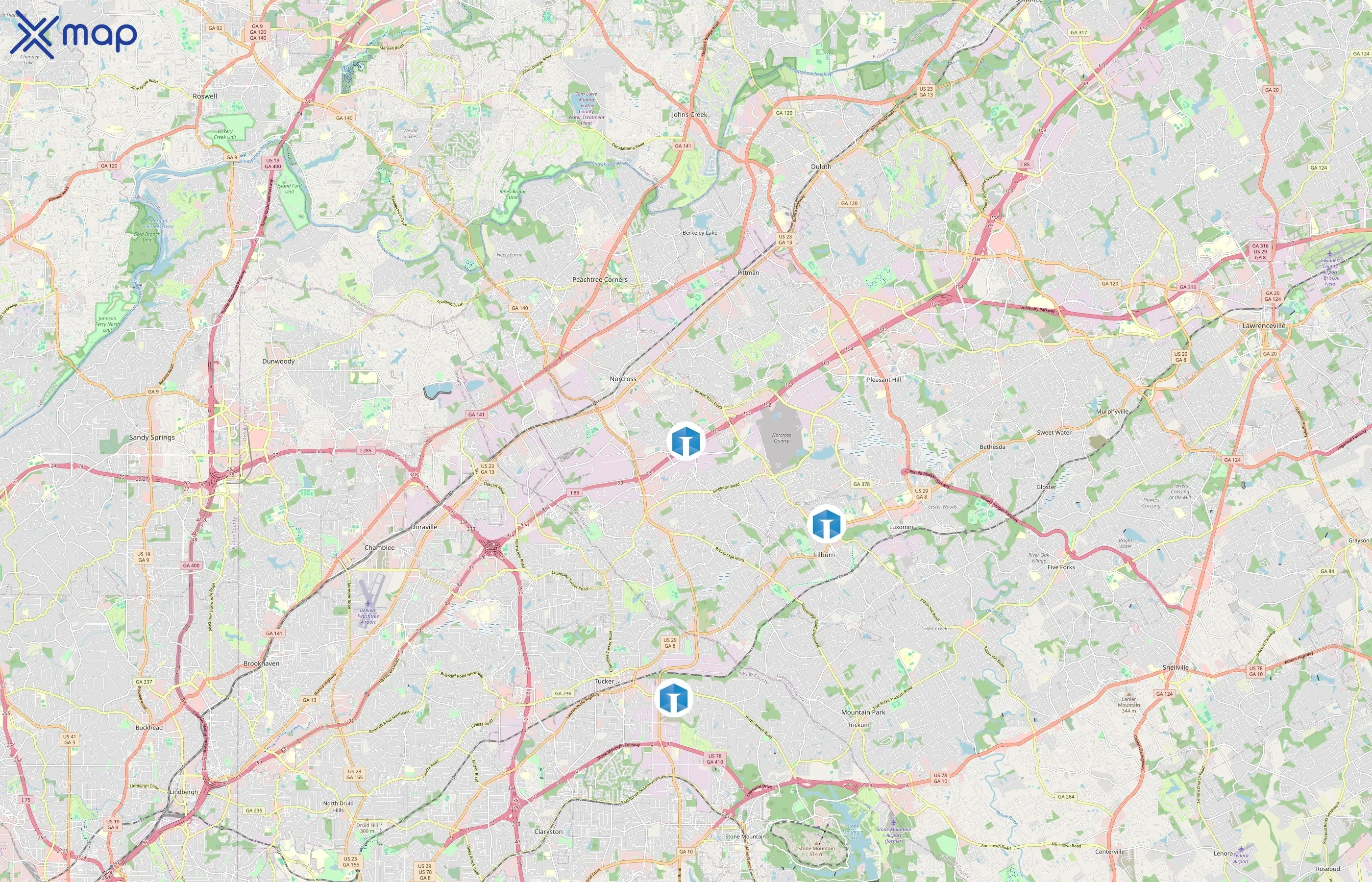 SouthernCarlson area coverage