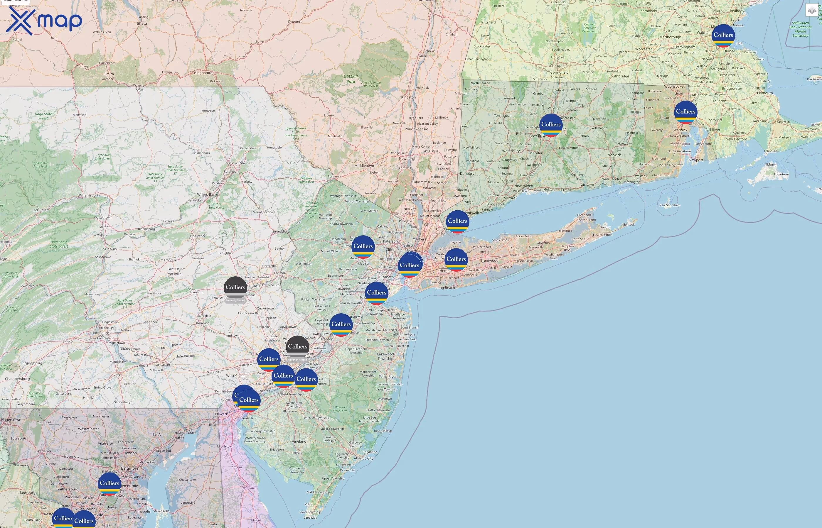 Colliers street hotspots
