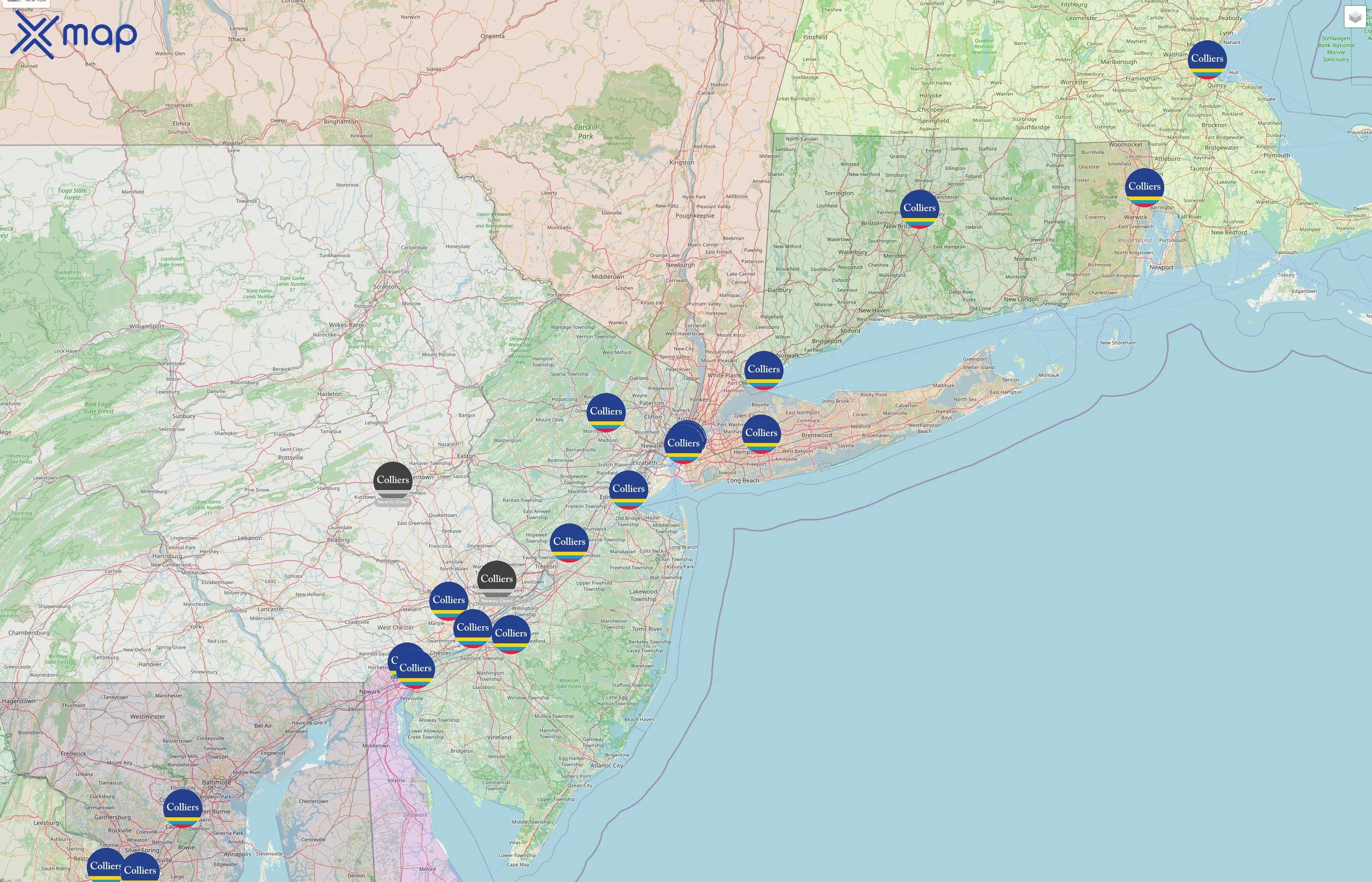 Colliers street hotspots