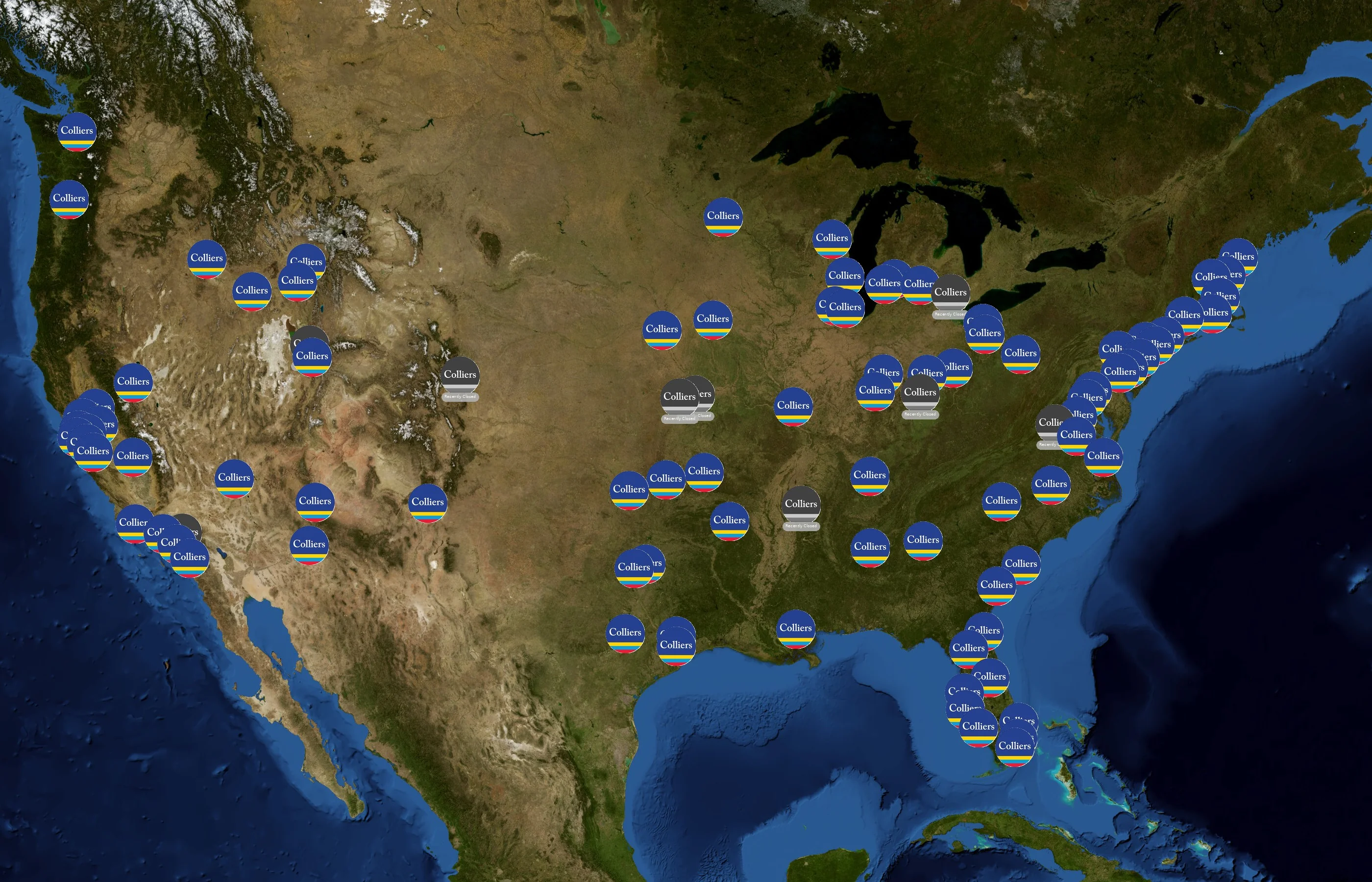 Colliers state distribution